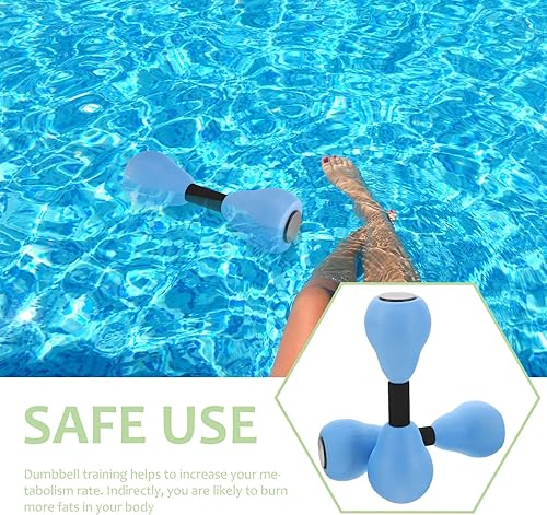 Miniatura 5 de BESPORTBLE Adjustable EVA Water Dumbbells for Pool Exercise Interactive Aquatic Weights for Fitness Training Boosting Resistance Equipment for Adults