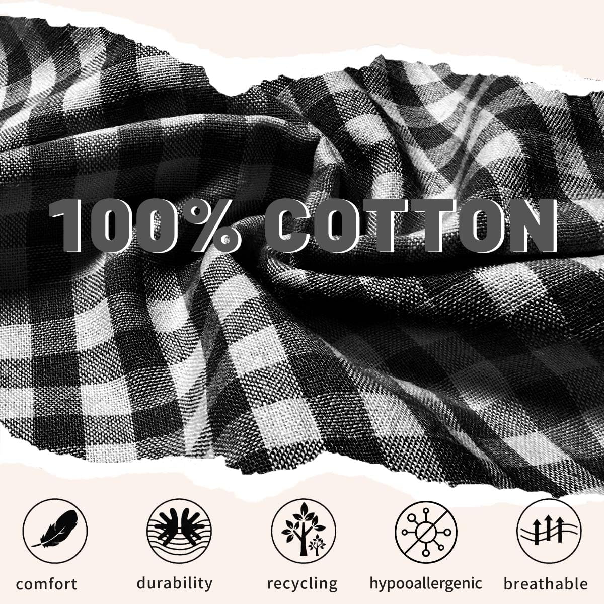 Women Slim Fit Cotton Gingham Button Down Shirts Casual Blouses Tops Work Summer Clothes Fashion Outfits - Image 4