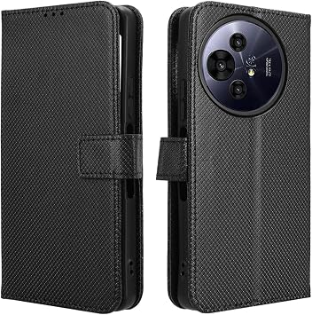 TCL 50 NxtPaper/TCL 50 Pro NxtPaper 5G Case Notebook Type TCL 50 NxtPaper 5G Notebook Type Case Diamond Pattern High Quality PU Synthetic Leather Wallet Type Abrasion Resistant Shockproof TCL 50 Pro
