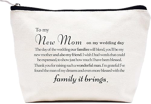 Miniatura 1 de LIBIHUA Bolsa de boda, REGALO PARA LA MADRE DEL SALO DE LA NOVIA A MI NUEVA MAMÁ, A mi nueva mamá el día de la boda