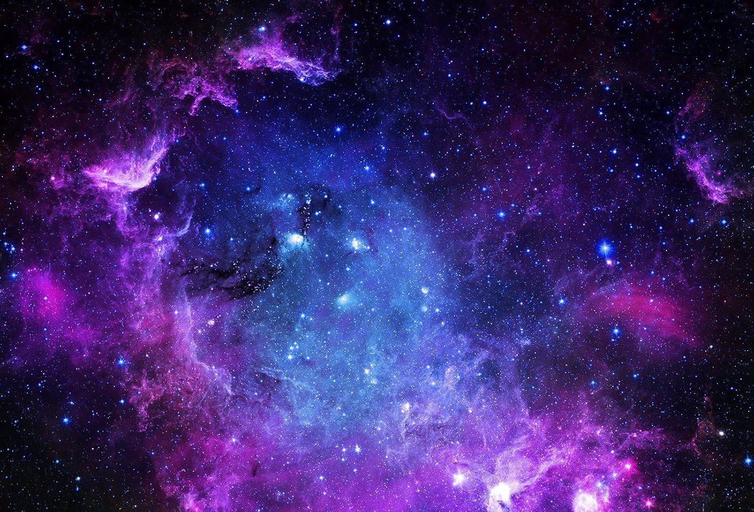 Reyhui Starry Sky Murals for Walls, Large Wallpaper Wall Murals for Living Room Bedroom Dining Room(Not Self-Adhesive)
