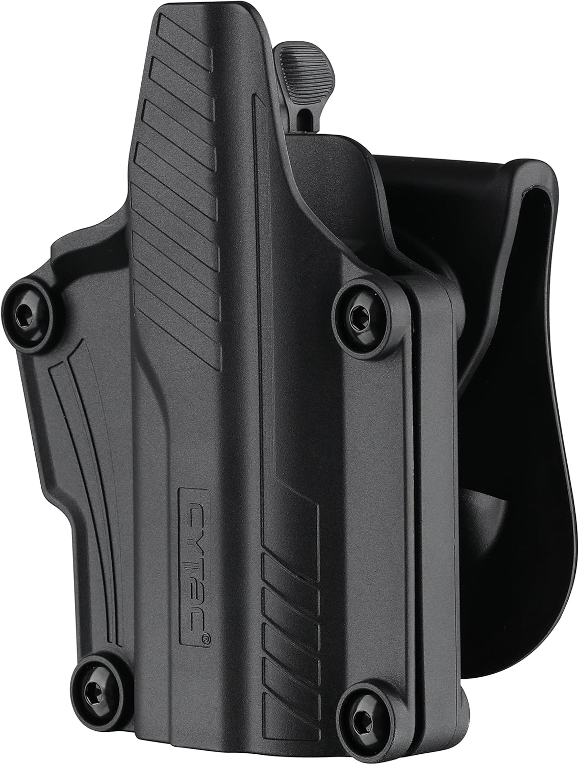 Mega-fit OWB Holster for Full Size and Compact Pistols with Red Dot Sight and Front Hight Sight, Left/Right Option