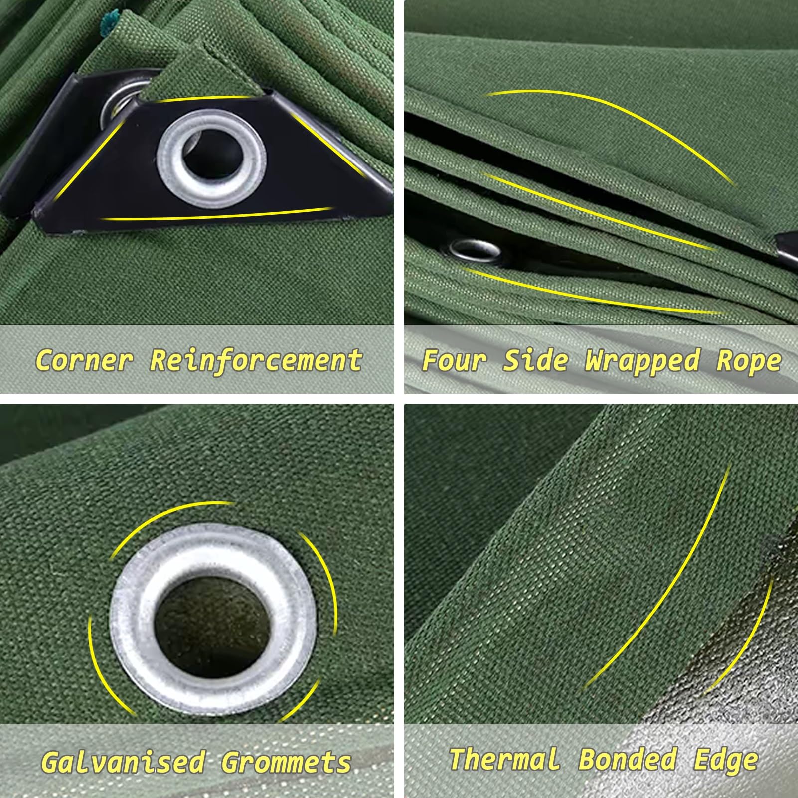 Waxed Canvas Tarp 3×4 Amazon.com: Canvas Tarp Sheet 3x3m 3x4m 3x5m Waterproof