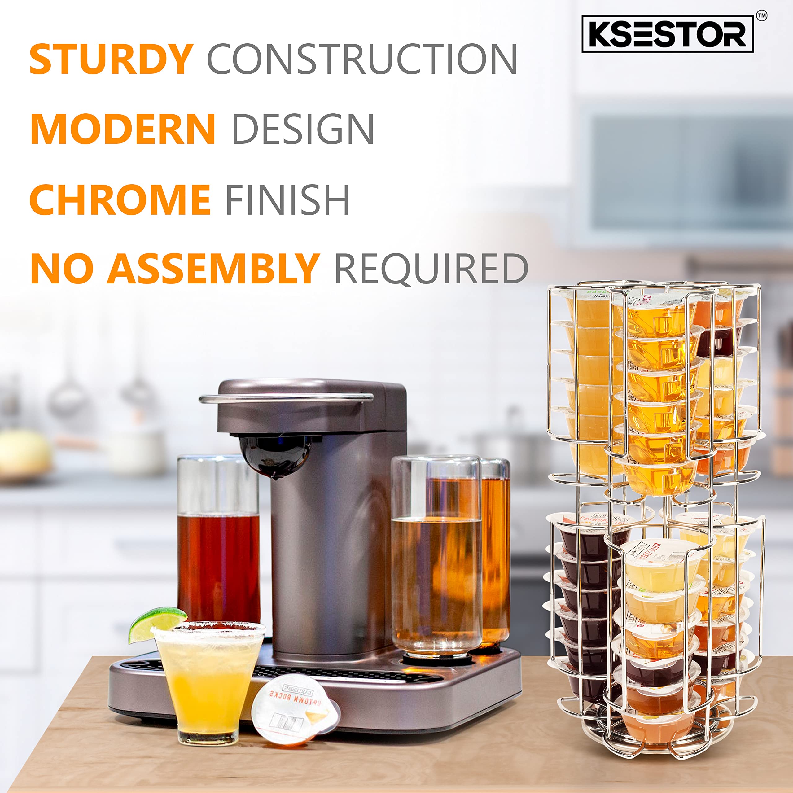 Buy Storage Carousel for Bartesian Capsules by Ksestor Holds up to 36
