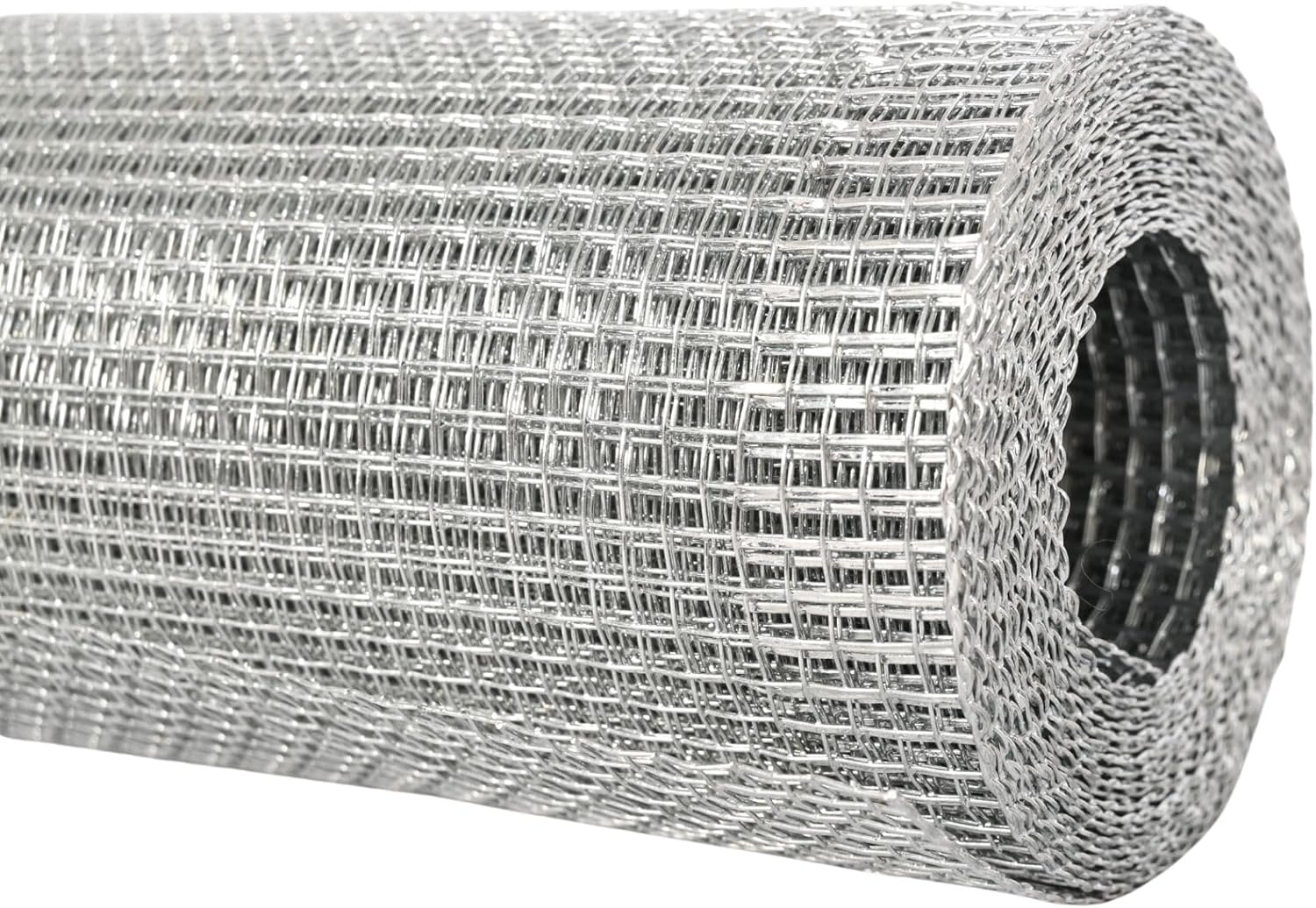 Galvanized Hardware Cloth 1/8 Inch Wire Mesh Roll – Ideal for Garden Fencing, Chicken Coops, DIY Projects, and Beekeeping (24in x 20ft)