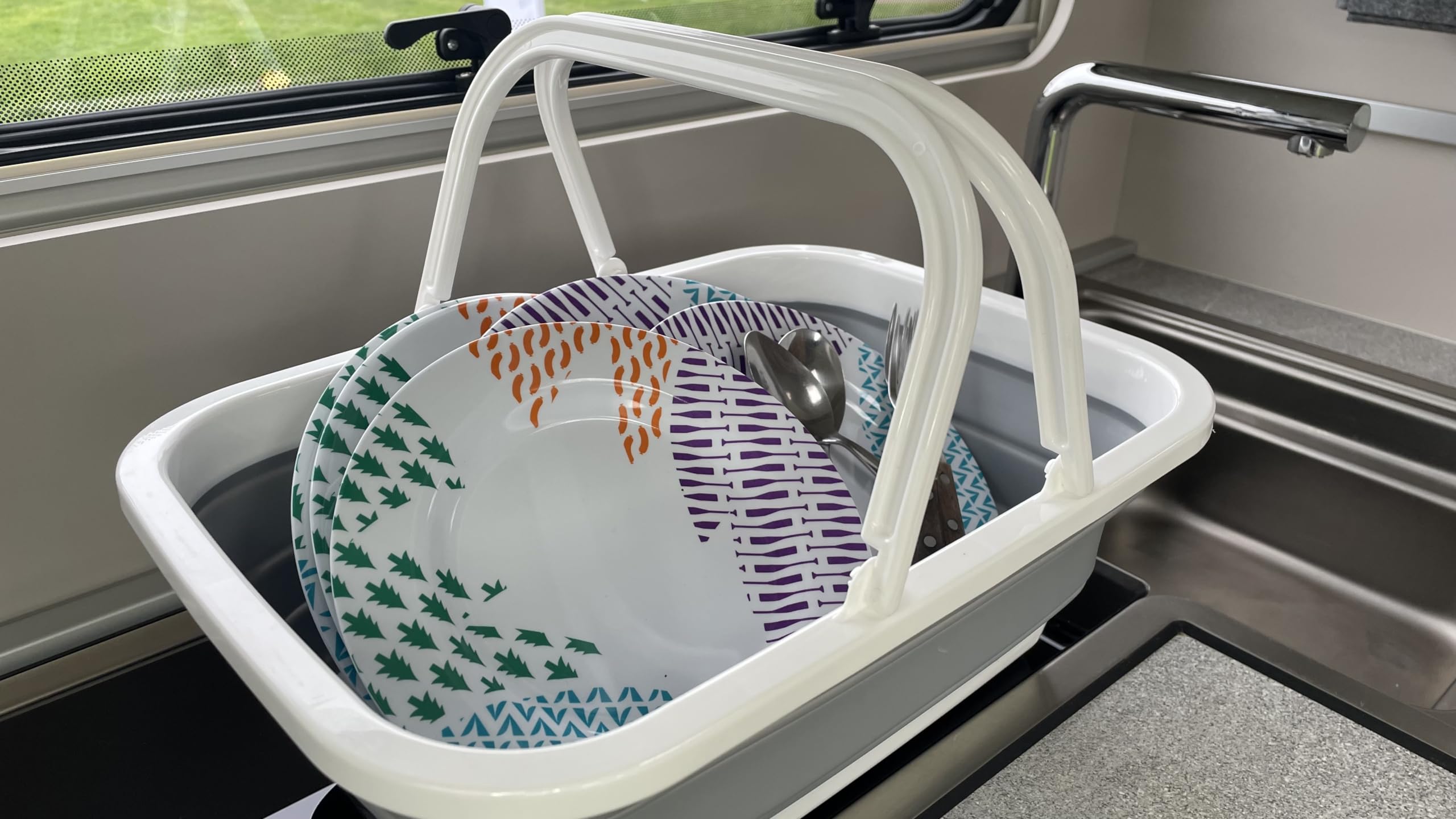 Olpro Outdoor Leisure Products Bacinella pieghevole con maniglie
