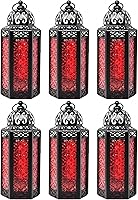 Vista 115 de VELA LANTERNS Farol portavelas decorativo, marroquí, gótico, morado, de 10.5 pulgadas, para mesa o colgar, decoración de Ramadán, decoración