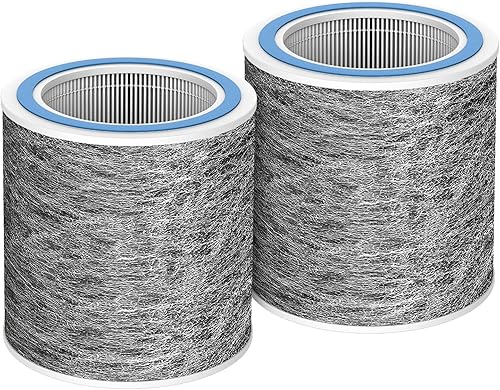 Paquete de 2 filtros HP102 de repuesto HP152 compatibles con purificador de aire Shark HP100, HP153, HP102PET, HP102PETBL, HP132, HC450, HC451,