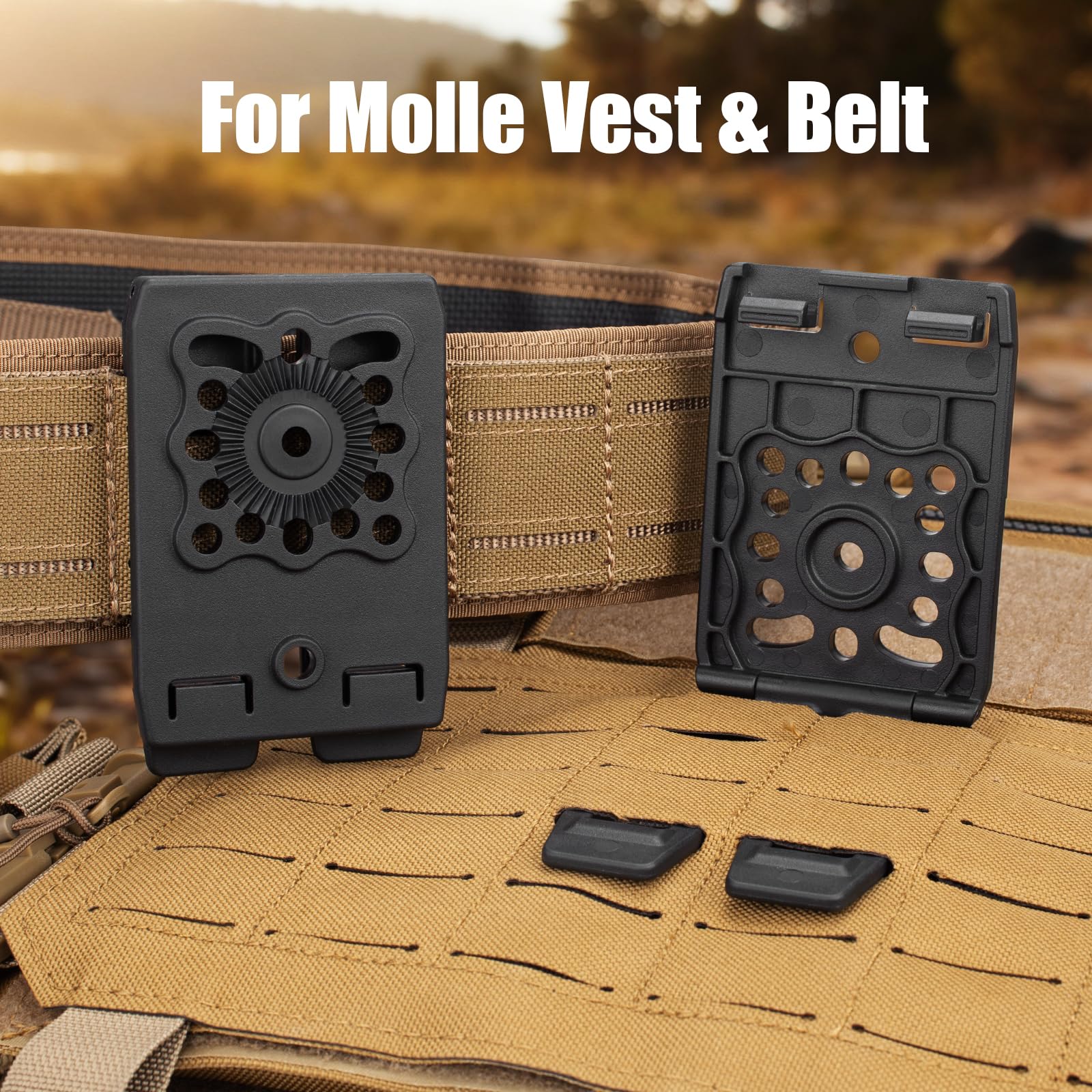 Amazon.com : WARRIORLAND 3-Inch Molle Adapter for Holsters, Mag