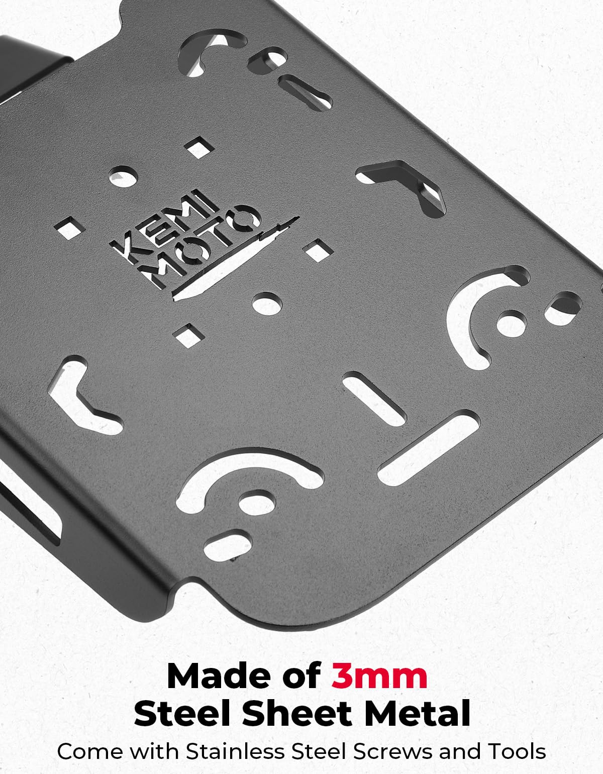 Amazon.com: KEMIMOTO Motorcycle Steel Rear Luggage Rack Compatible