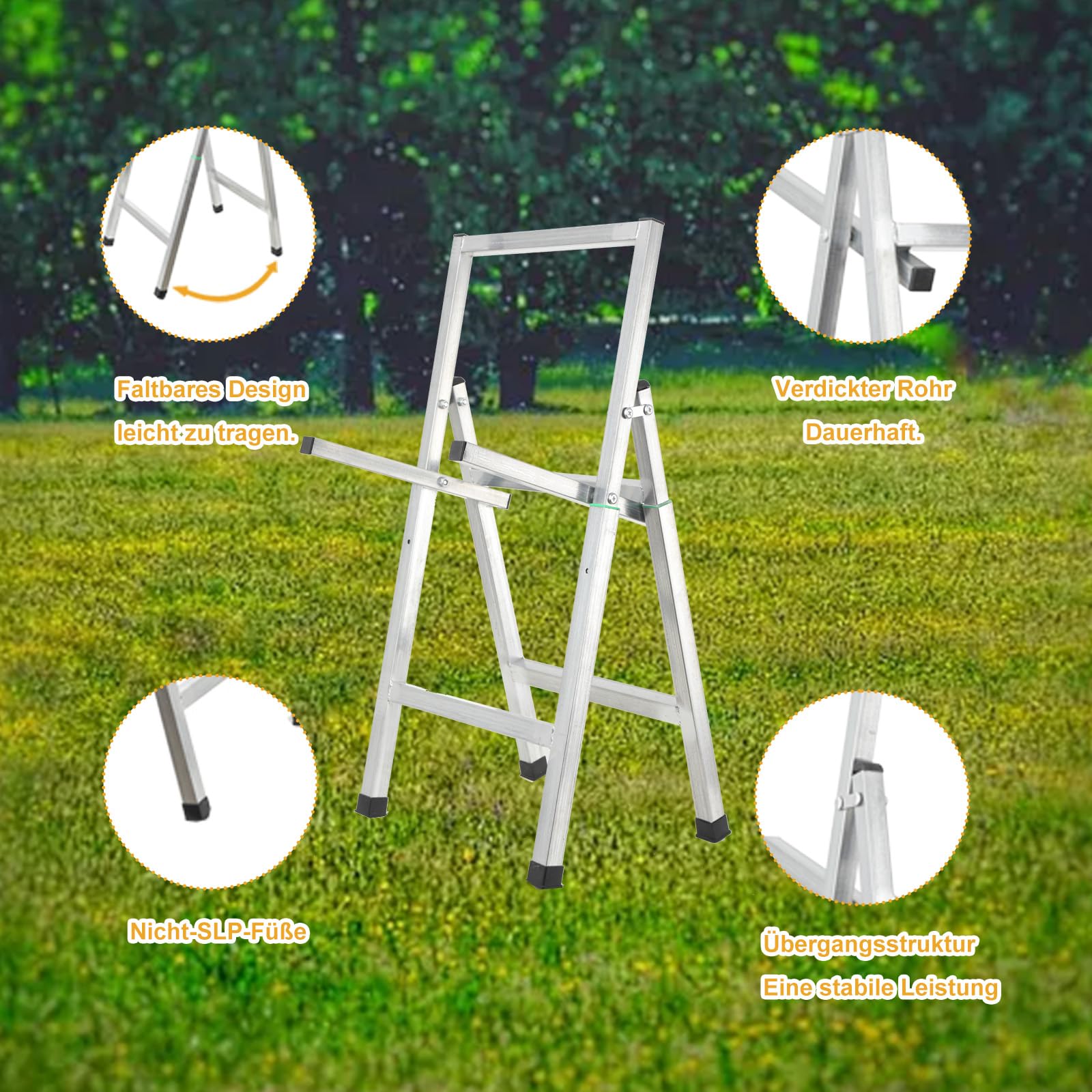 Soporte plegable de tiro con arco, altura ajustable, acero inoxidable, arco de diana, soporte para diana para tiro con arco al aire libre