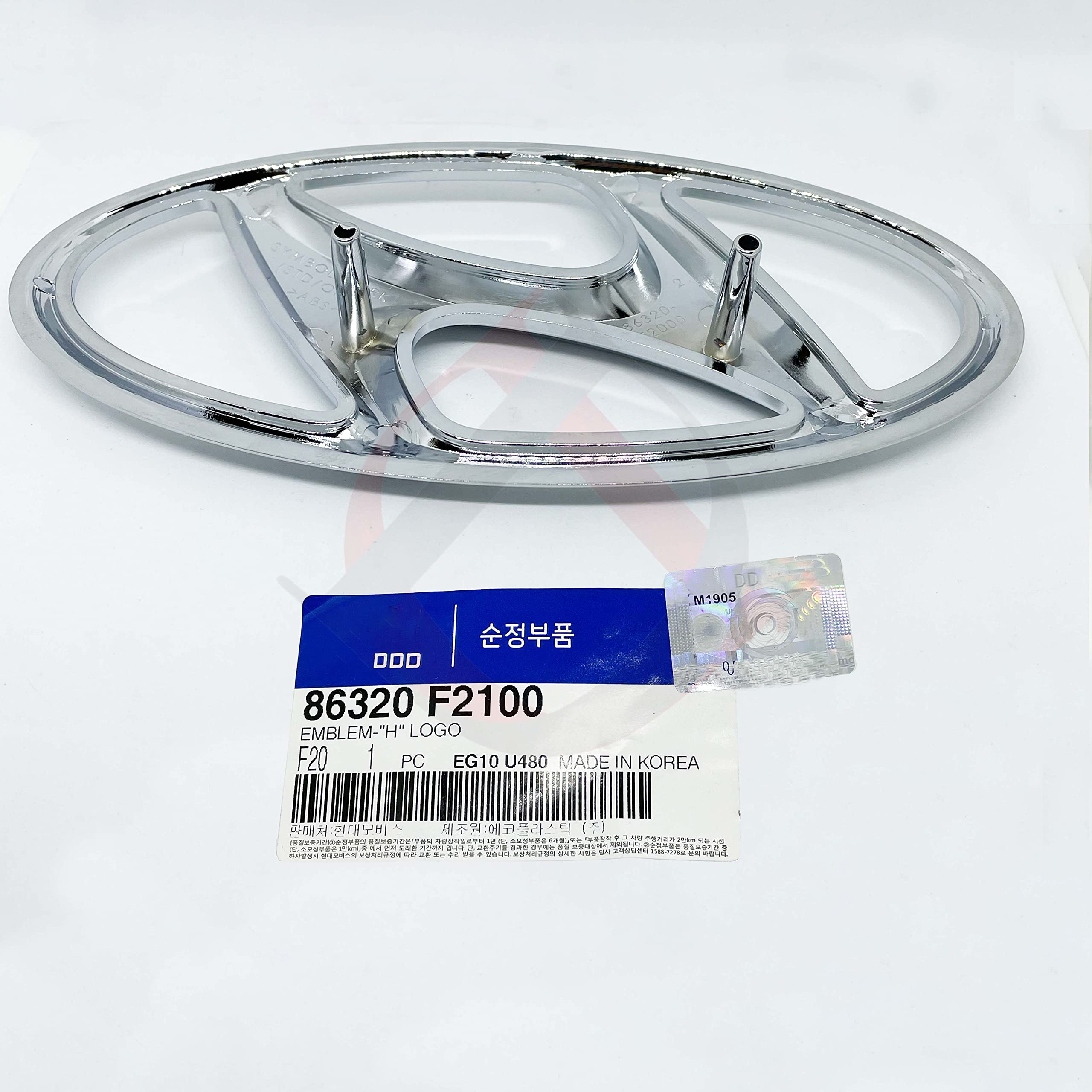 DD OEM AUTO PARTS Front Grille Emblem H Logo Genuine 86320