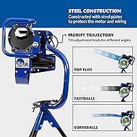 Vista 5 de BATA Baseball Wheel Pitching Machine, Youth and Adult Automatic Pitch Machine for Baseballs, Practice Training Equipment