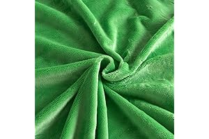 Green Minky Fabric by the Yard