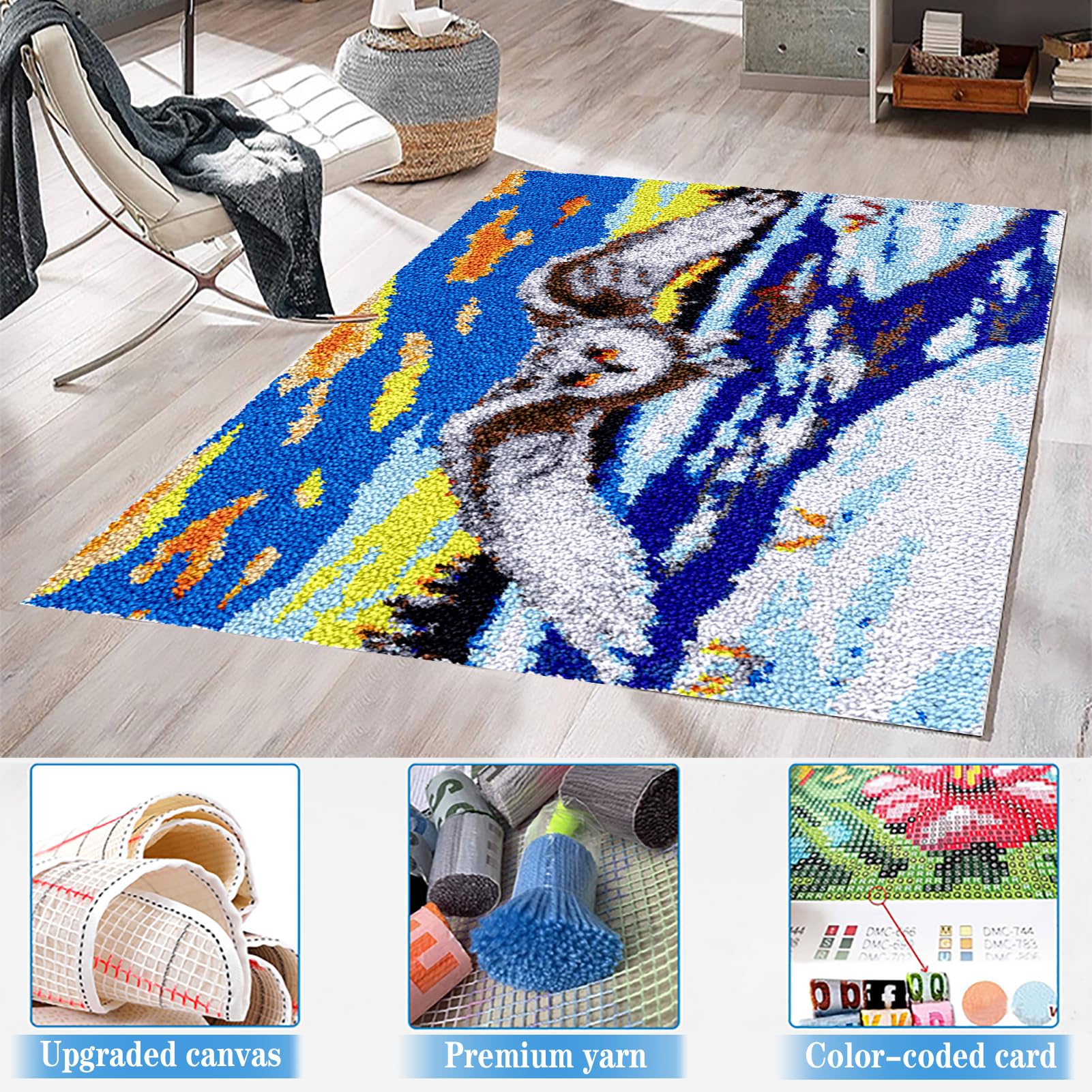 Vintage! Cadre Rose Fleur Point De Croix Canevas Tapisserie Broderie Kitsch 1960