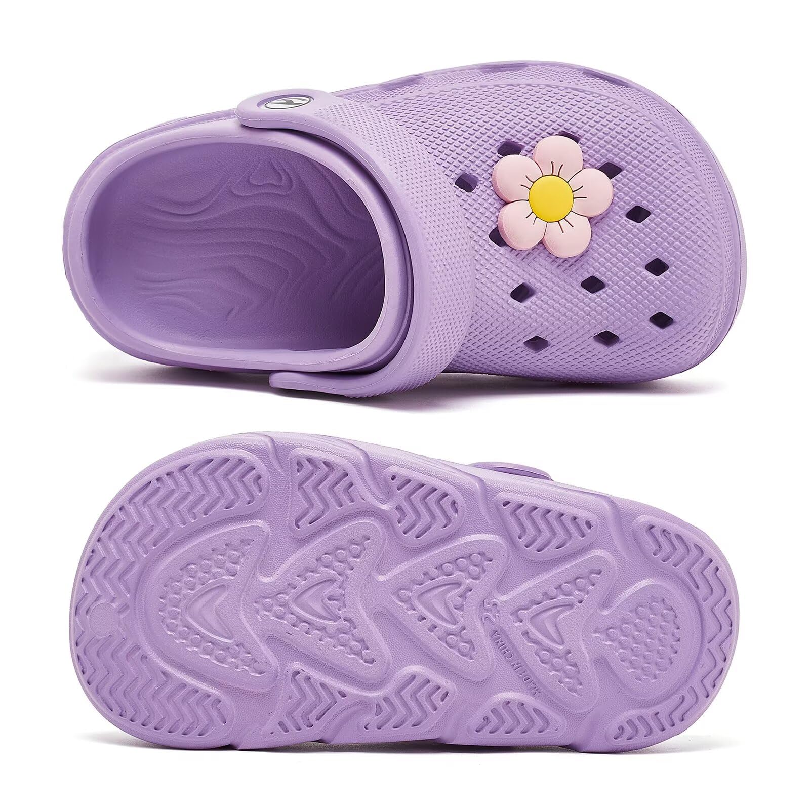 HOBIBEAR Bambini e Bambine Zoccoli da Giardino Slip on Sandali Scarpe da Spiaggia Acqua (Bambini/Ragazzi/Grandi)