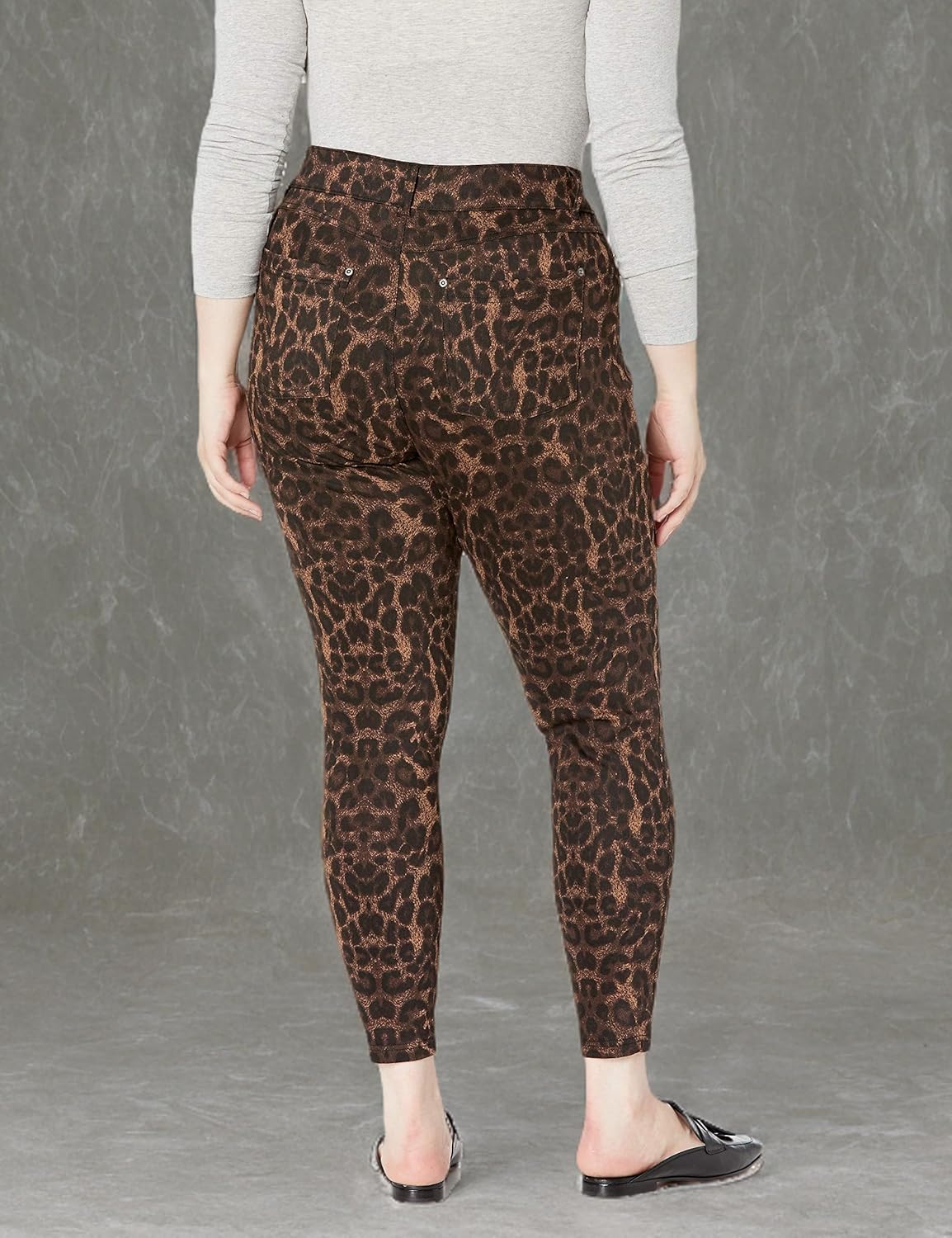 HUE Womens High Rise Denim Legging - Image 4