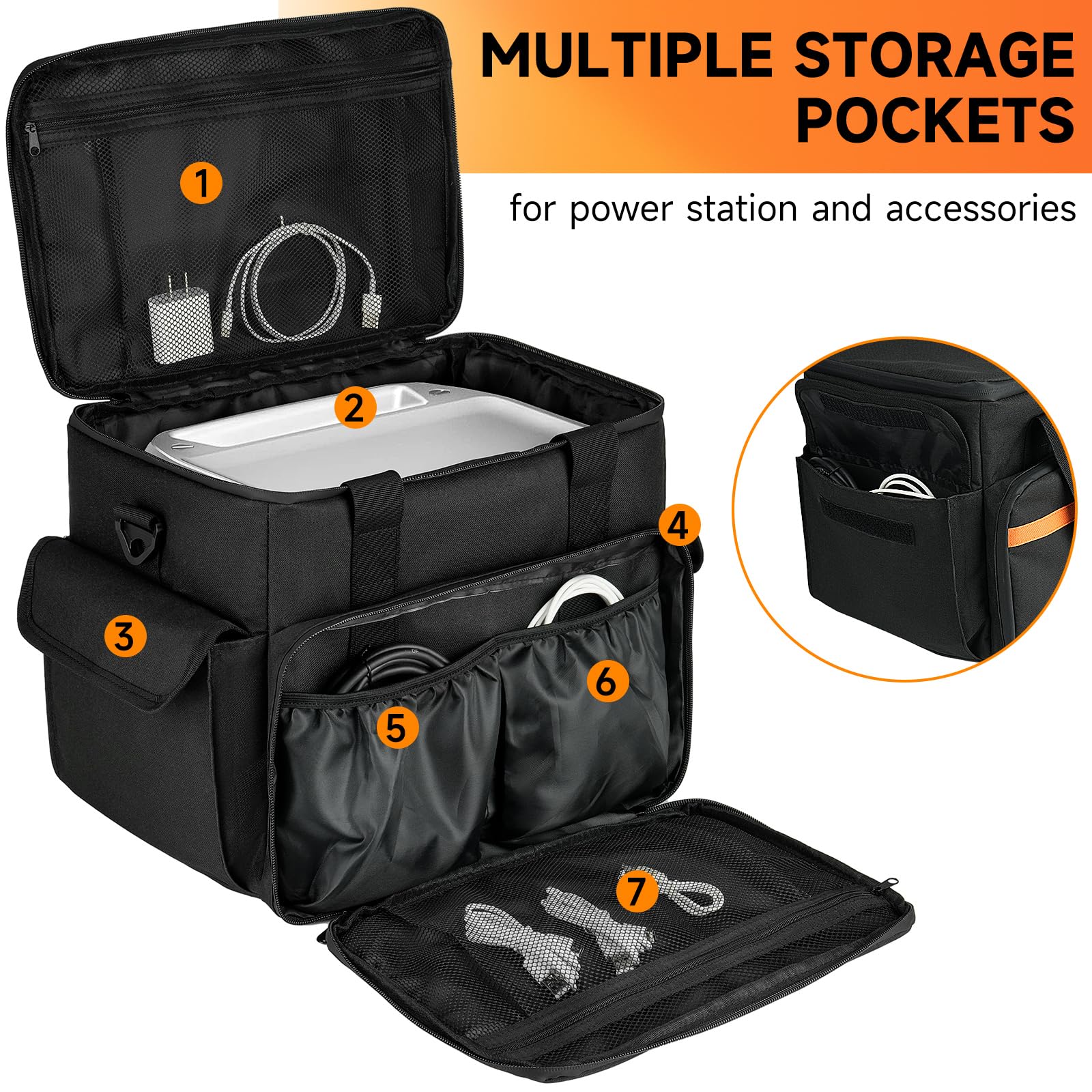 Amazon.com: Carrying Case Compatible with Jackery Explorer 1000 v2