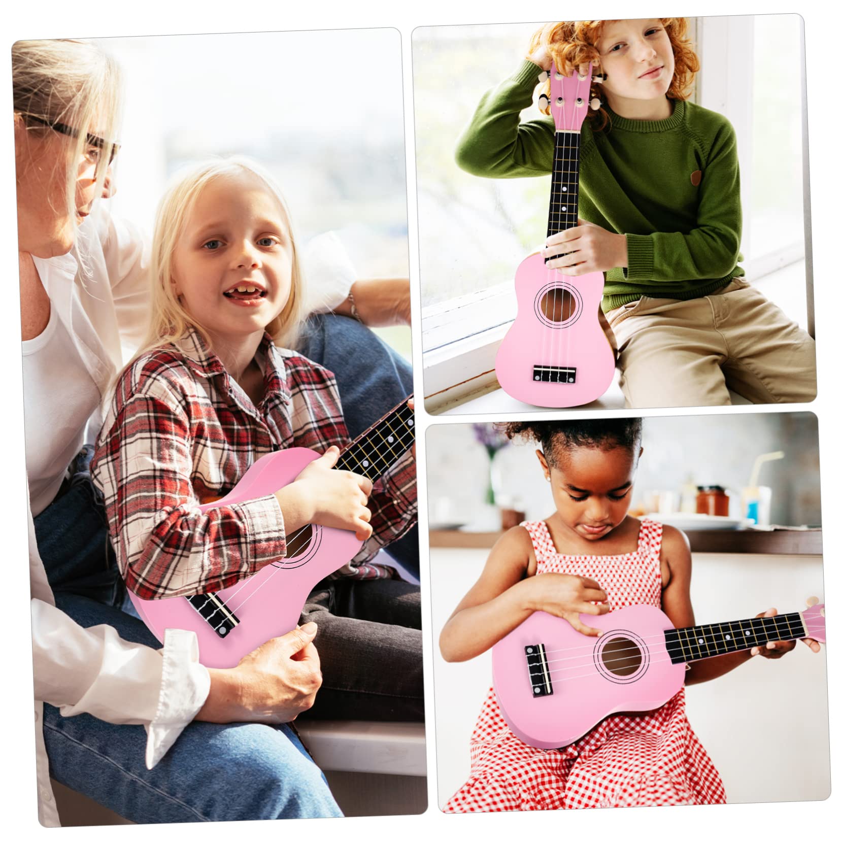 BESTonZON 21 Ukulele Dla Początkujących Sopran Ukulele Dla Dzieci Początkujący Sopran Dla Dorosłych Hawajski Instrument Małe