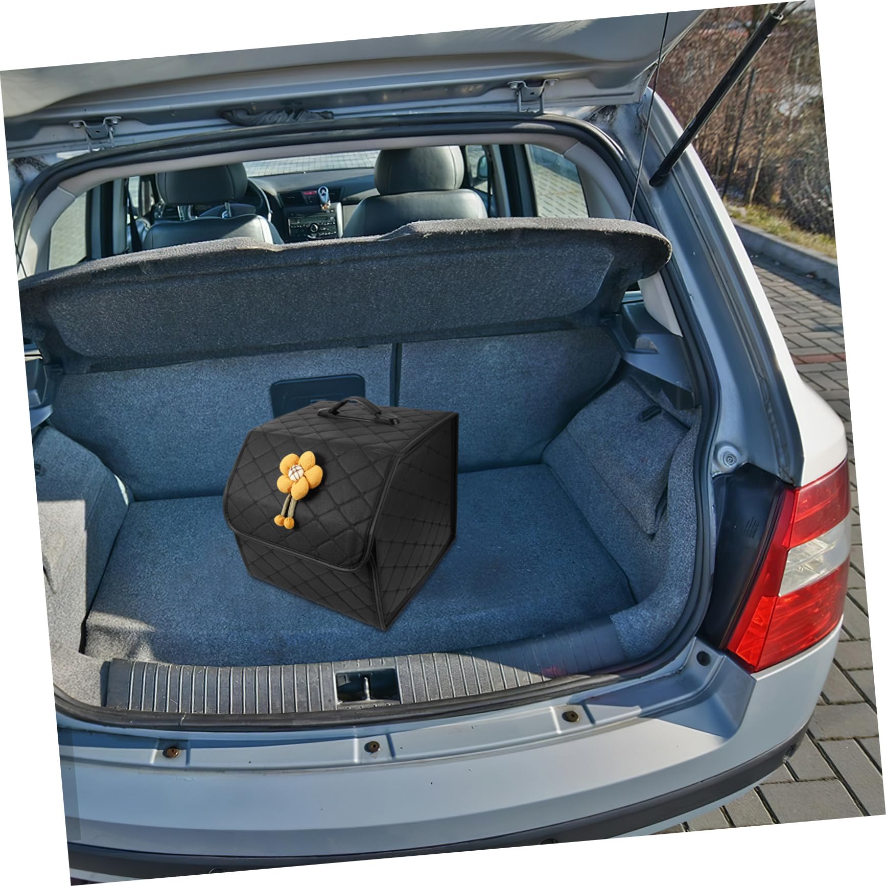 Organizador De Maletero Multifuncional Gran Capacidad De Almacenamiento Fácil De Limpiar y Diseño Encantador Para Coches Para Mantener Ordenados Herramientas y Compras