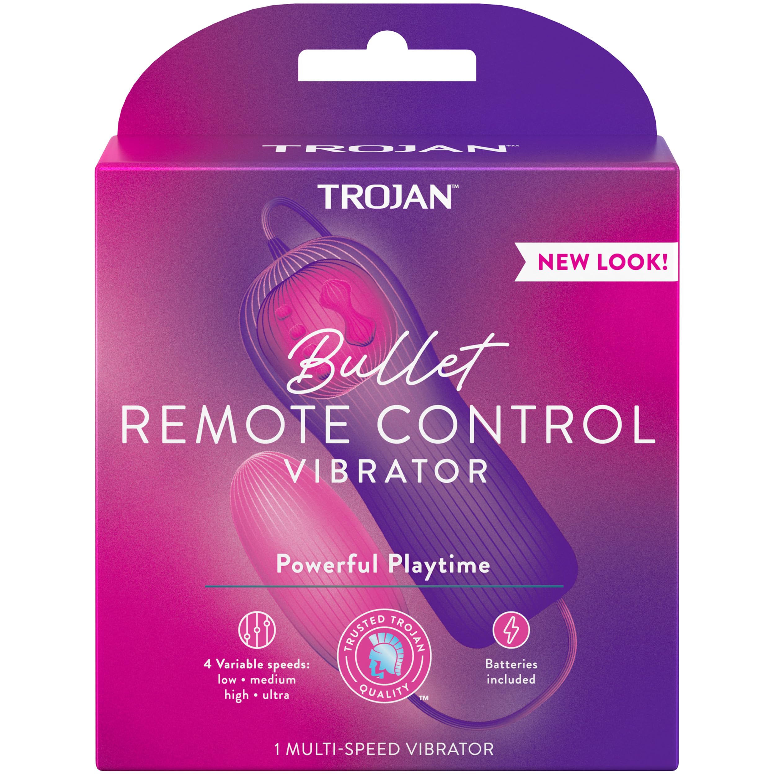 Amazon.com: Trojan Vibrations Vibrating Bullet Personal Massager : Health &  Household