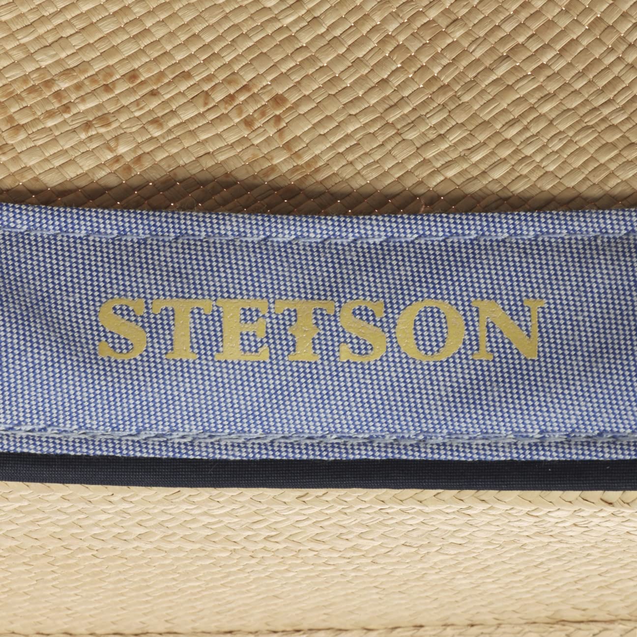 Stetson Chapeau Panama Vermaron Traveller Homme - Made in Ecuador de Soleil D'Ete en Paille avec Bandeau Cuir, Cuir Printemps-ete Ete