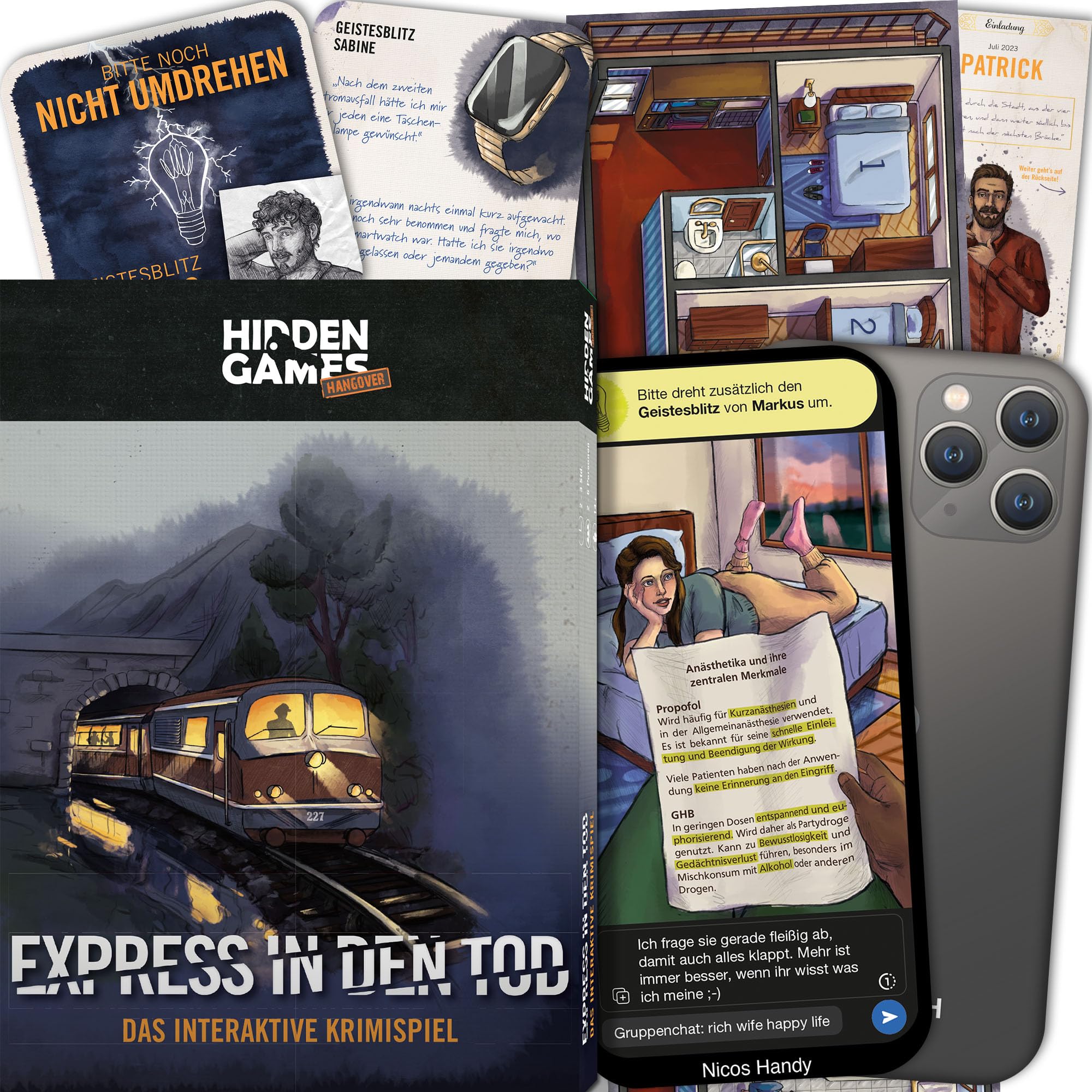 Hidden Games Cena con Delitto: Hangover Express – Gioco Investigativo