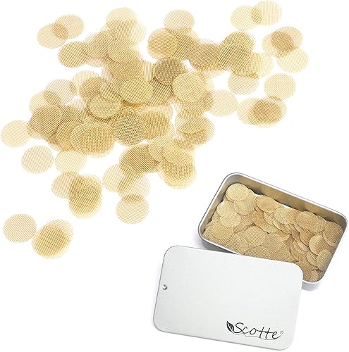 Miniatura 7 de Scotte 200 pantallas de tubo de latón de 3/8 pulgadas, pantalla de filtro de tubo de metal de 0.374 in (0,375 pulgadas) con caja de almacenamiento