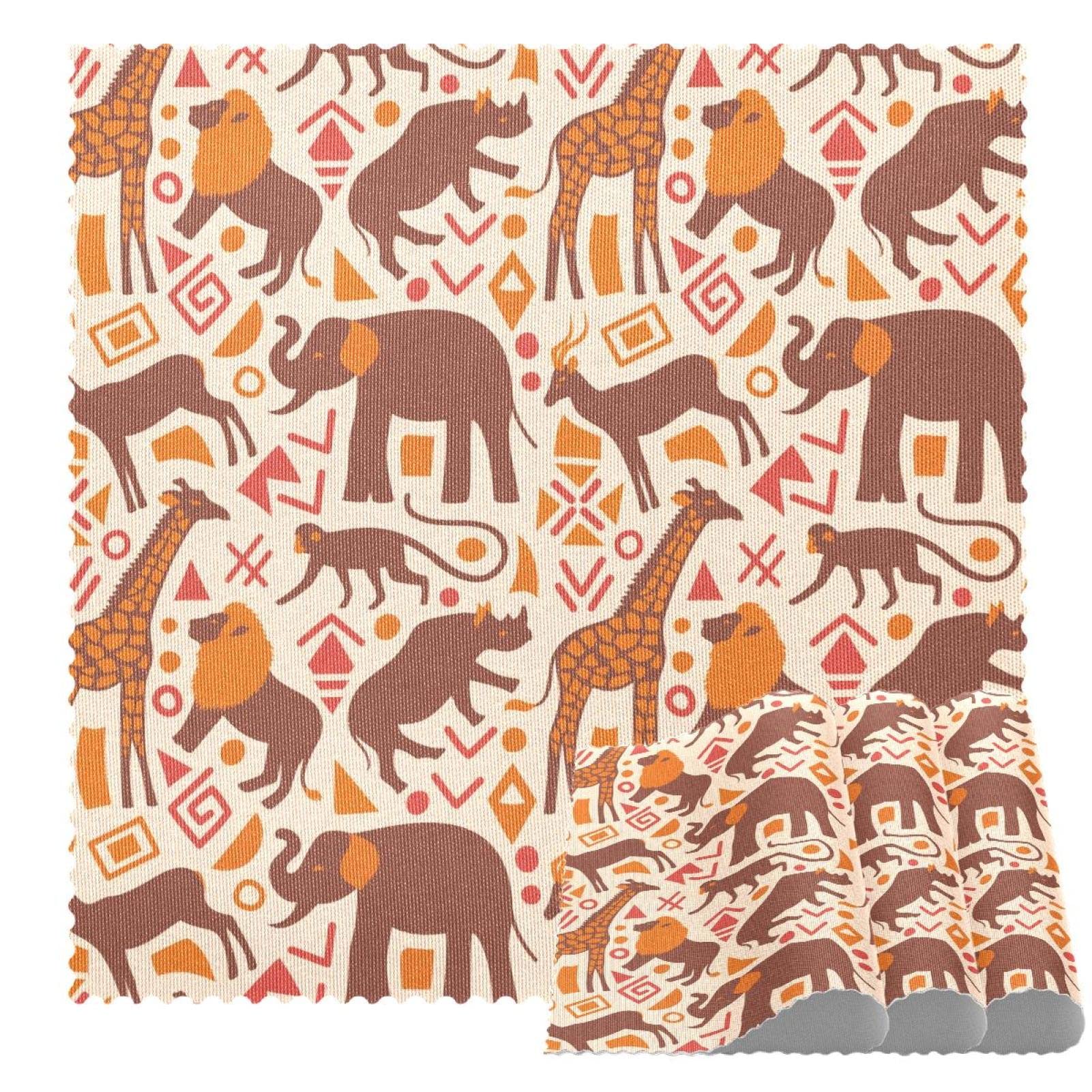 Set de table girafe et animaux pour repas de famille animés
