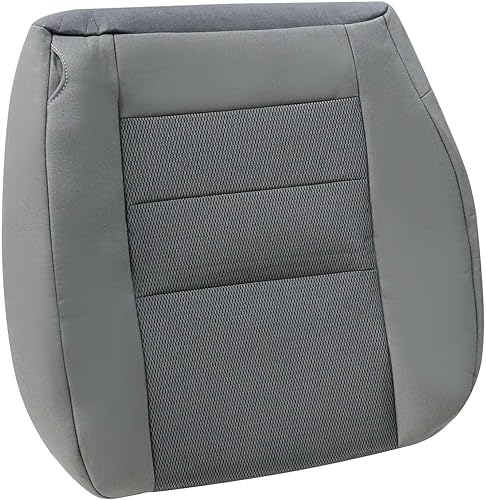 Miniatura 5 de SecosAutoparts Funda de tela para asiento delantero del conductor, color gris, compatible con Ford F250 F350 F450 F550 2003 2004 2005 2006 2007