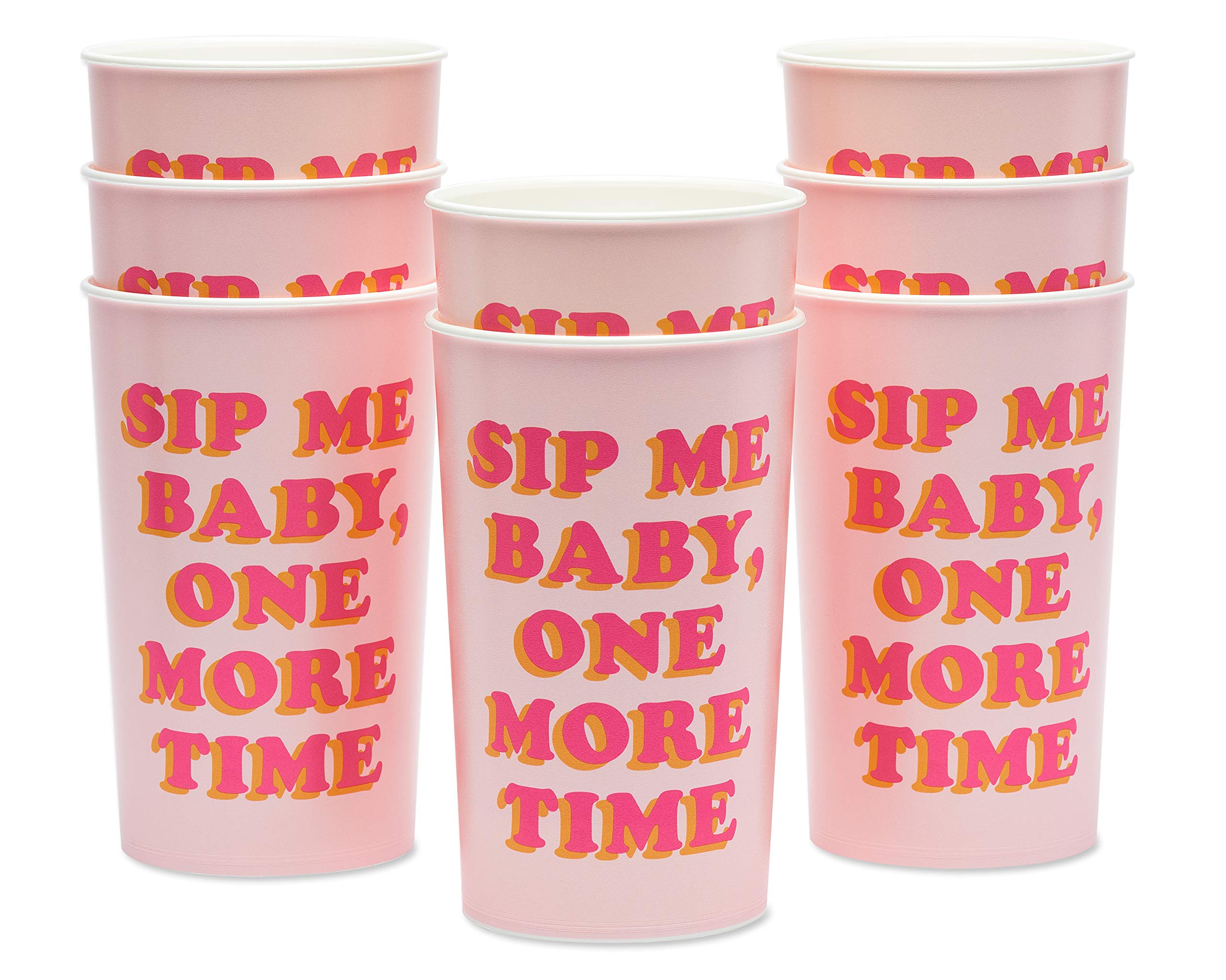American Greetings Bachelorette Party Supplies, Sip Me 22 oz. Party Cups (8-Count)
