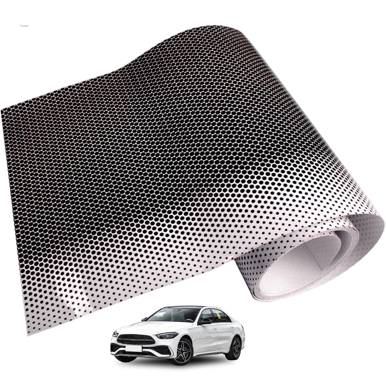 RXATTWVLY Car windscreen sun strip,for MG HS ZS MG5 MG6 TF GT6 Universal Self-Adhesive Anti-Glare Car Front Rear Sun Sticker,Protect Decoration Shade Film