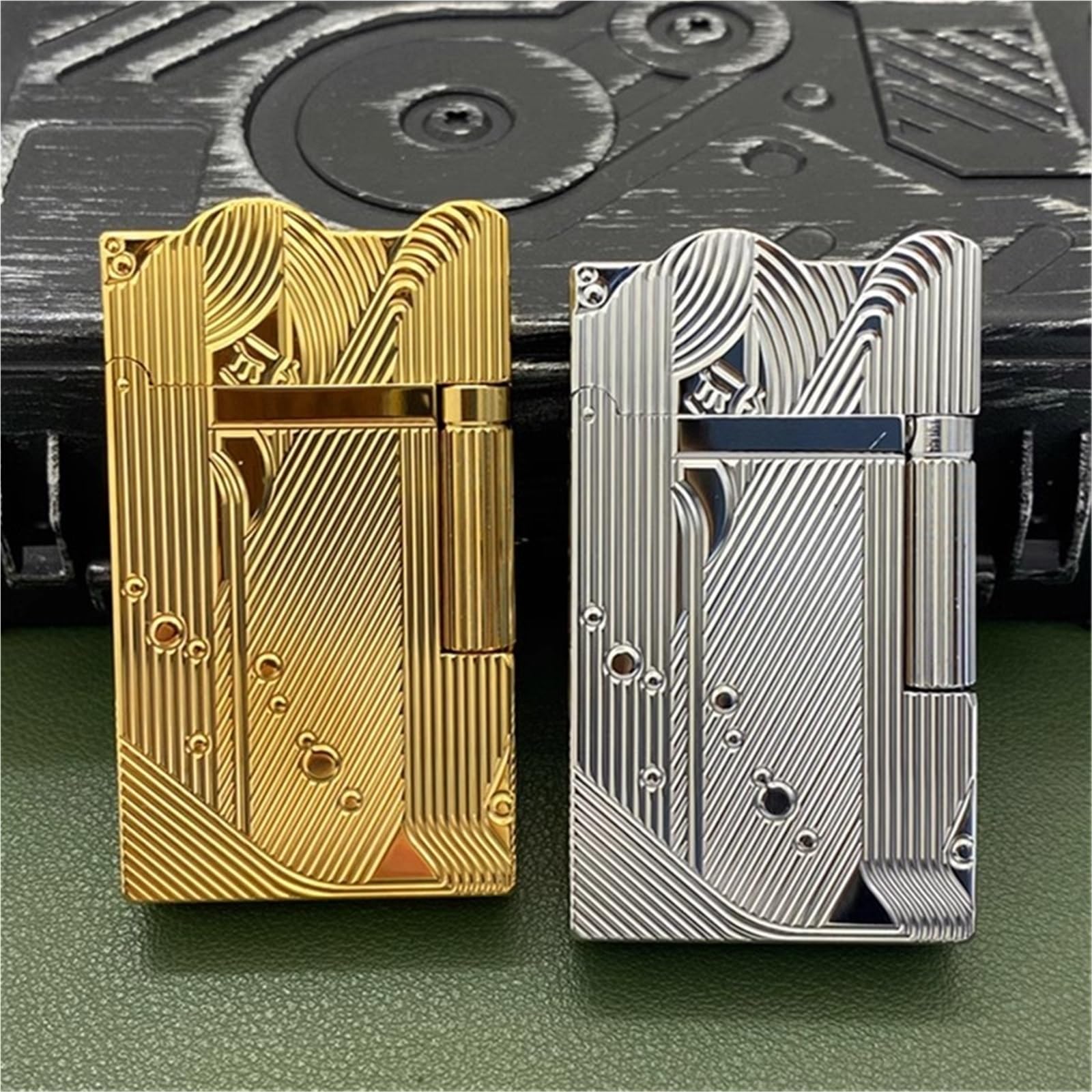 Mechero de queroseno vintage con diseño de cobre para hombres, para papá o marido, no incluye combustible, complemento perfecto para la colección