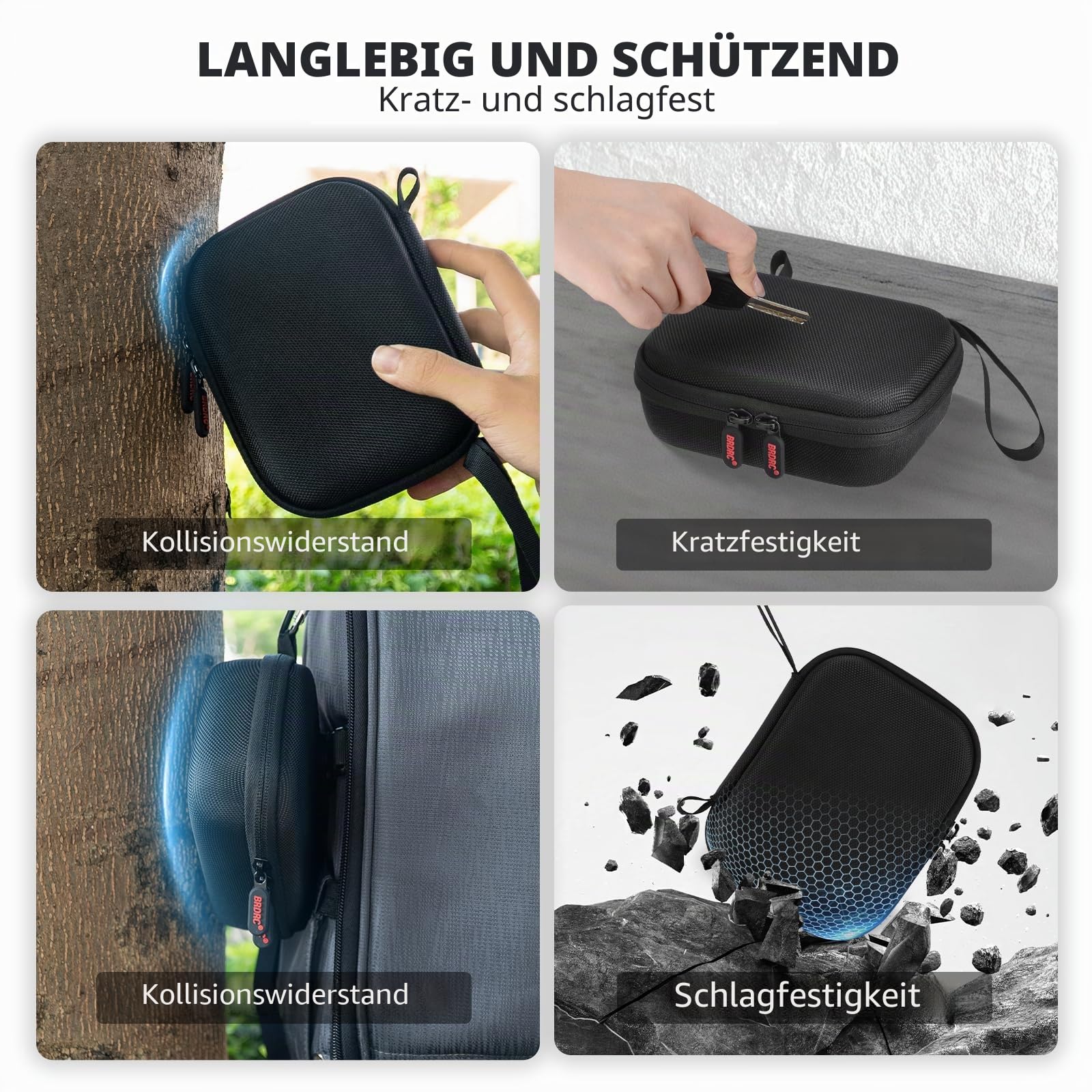 BRDRC Tasche für DJI Osmo Nano Hülle Case Aufbewahrung Hartschale Schutzcase Tragetasche für DJI Osmo Nano Standard Combo Zubehör