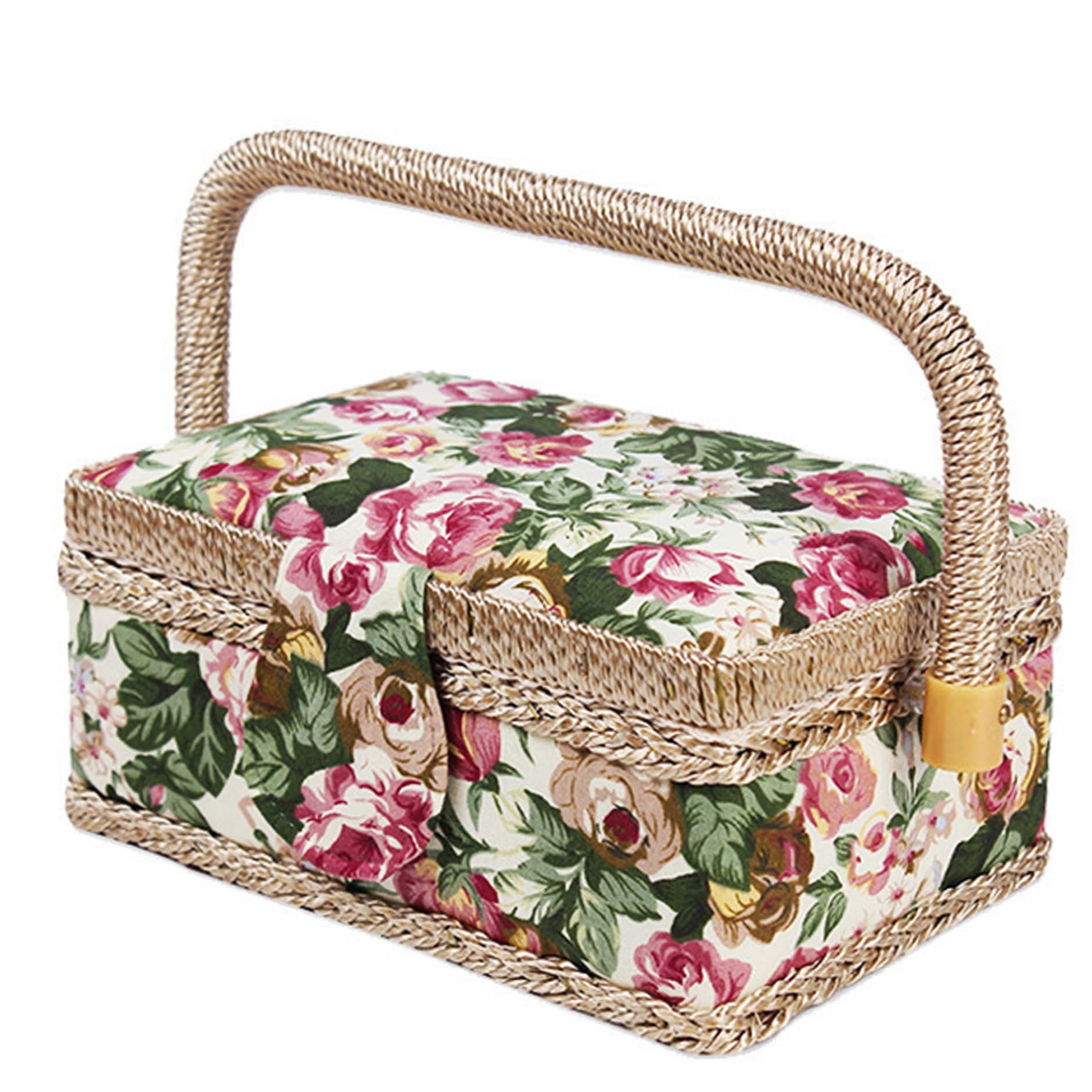 Panier à couture de style rétro Flora le cadeau idéal pour créateurs