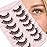 Natural Look Lashes Yasnai Wispy Cat Eye Lashes False Eyelashes Lashes Fake Lashes Eyelashes 7 Pairs Pack
