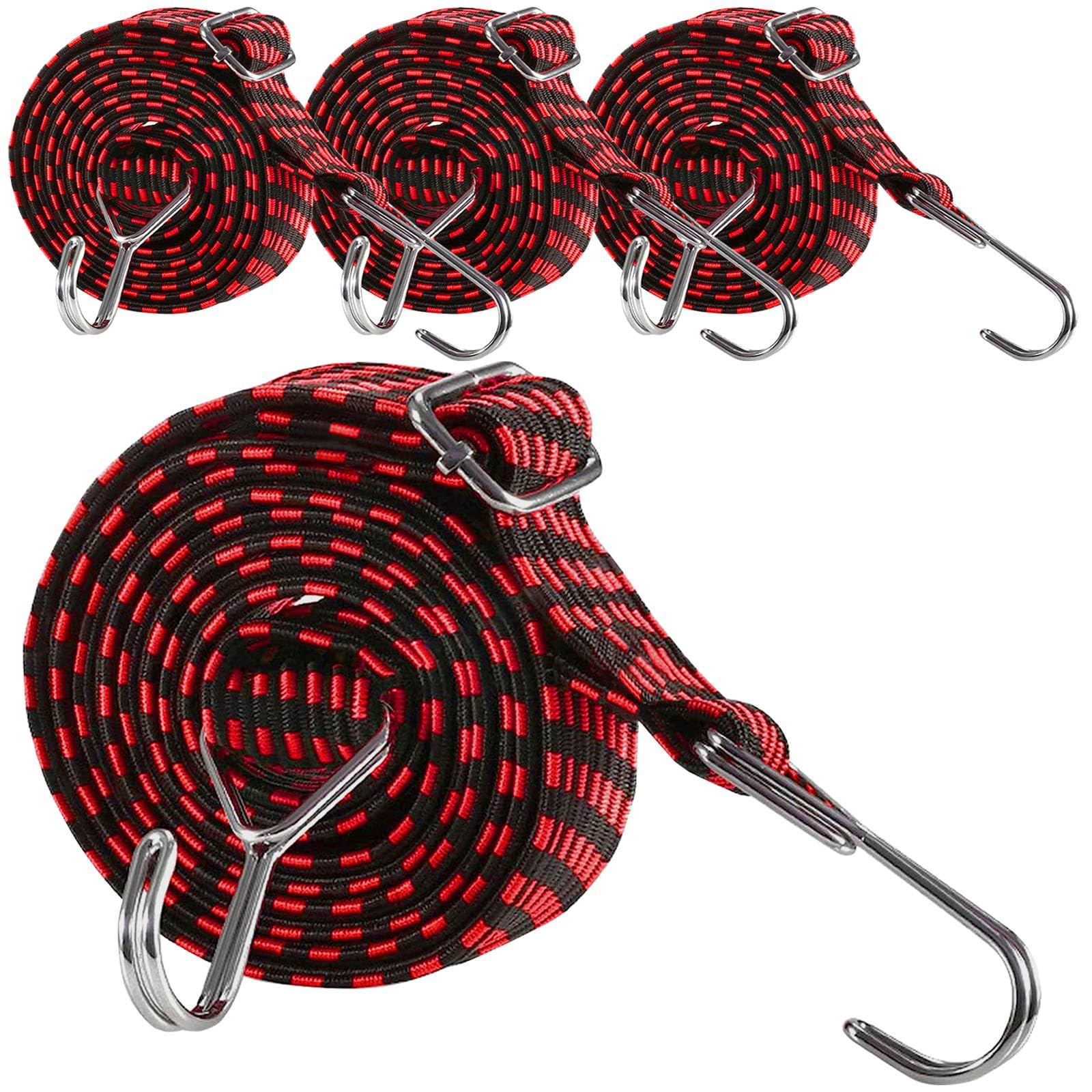 STHIRA® 4Pcs 3.3ft Elastic Bungee Cord for Bike Luggage High Elasticity Luggage Strap for Bikes with Metal Hooks Versatile Bungee Cords for Motorcycle for Travel, City Commutes, and Rural Adventures (B0DHZMZHR2) Amazon Price History, Amazon Price Tracker