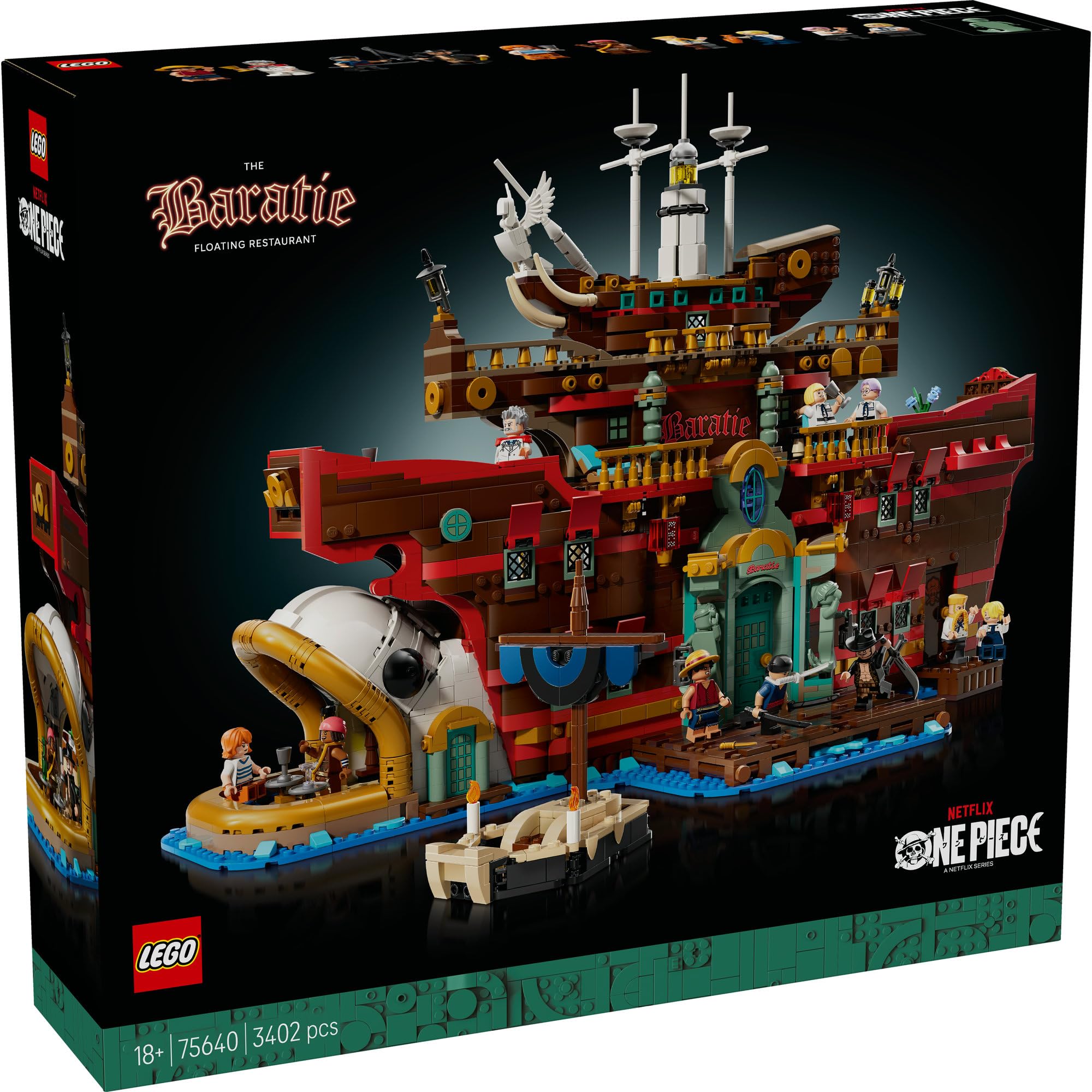 Amazon.co.jp: レゴ(LEGO) ワンピース 海上レストラン バラティエ