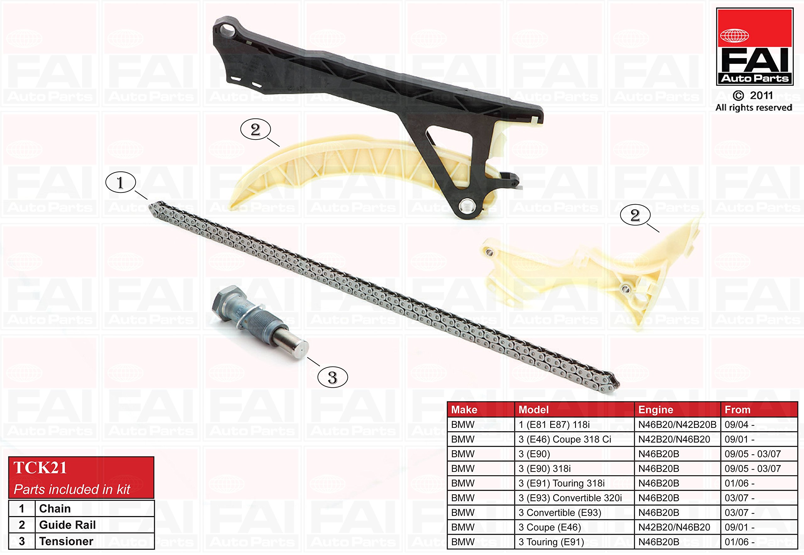 FAI AutoParts TCK21 Timing Chain Kit for BMW