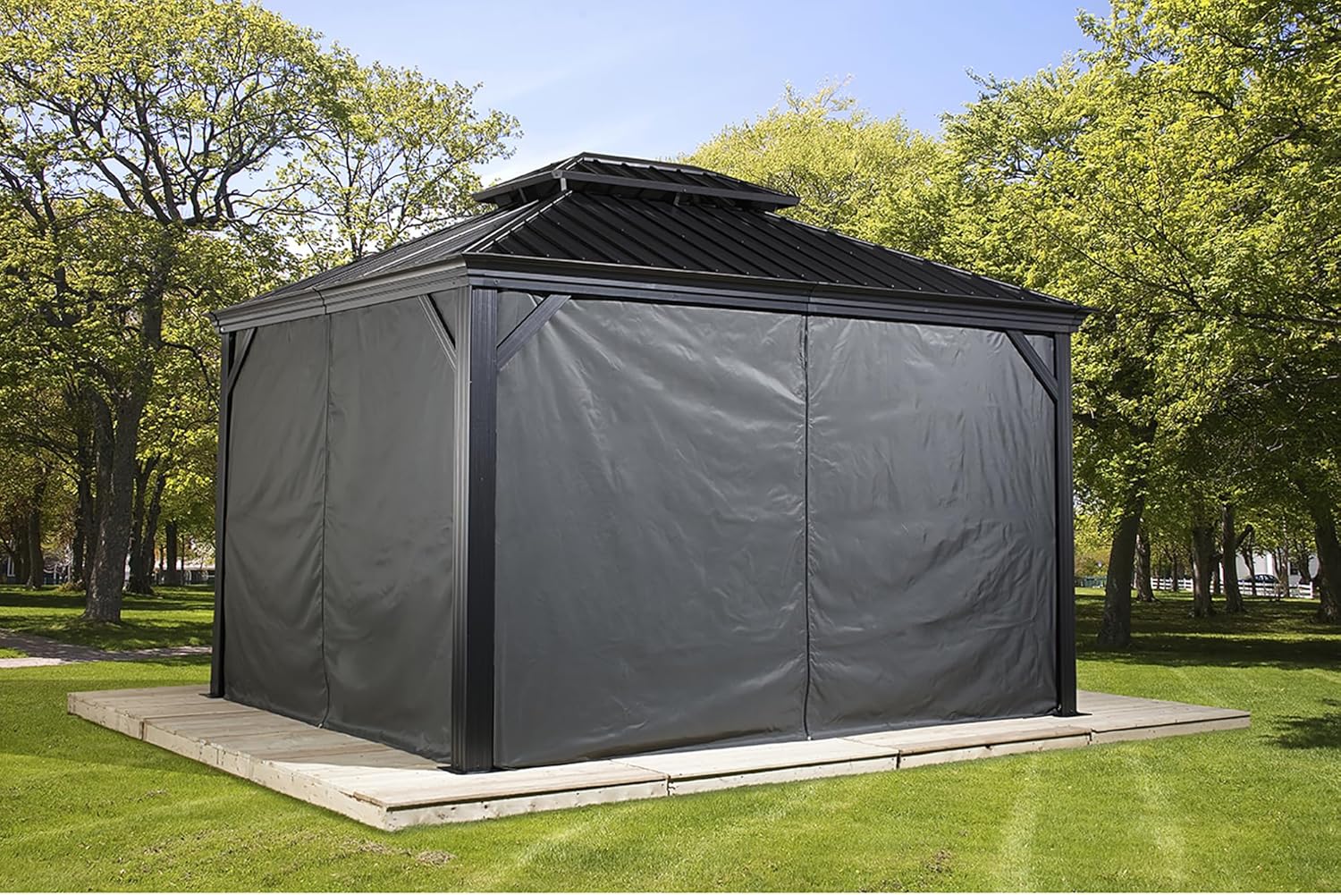 Sojag Curtains for Monaco, Messina, Mykonos and Moreno Gazebo, 10'W x ...