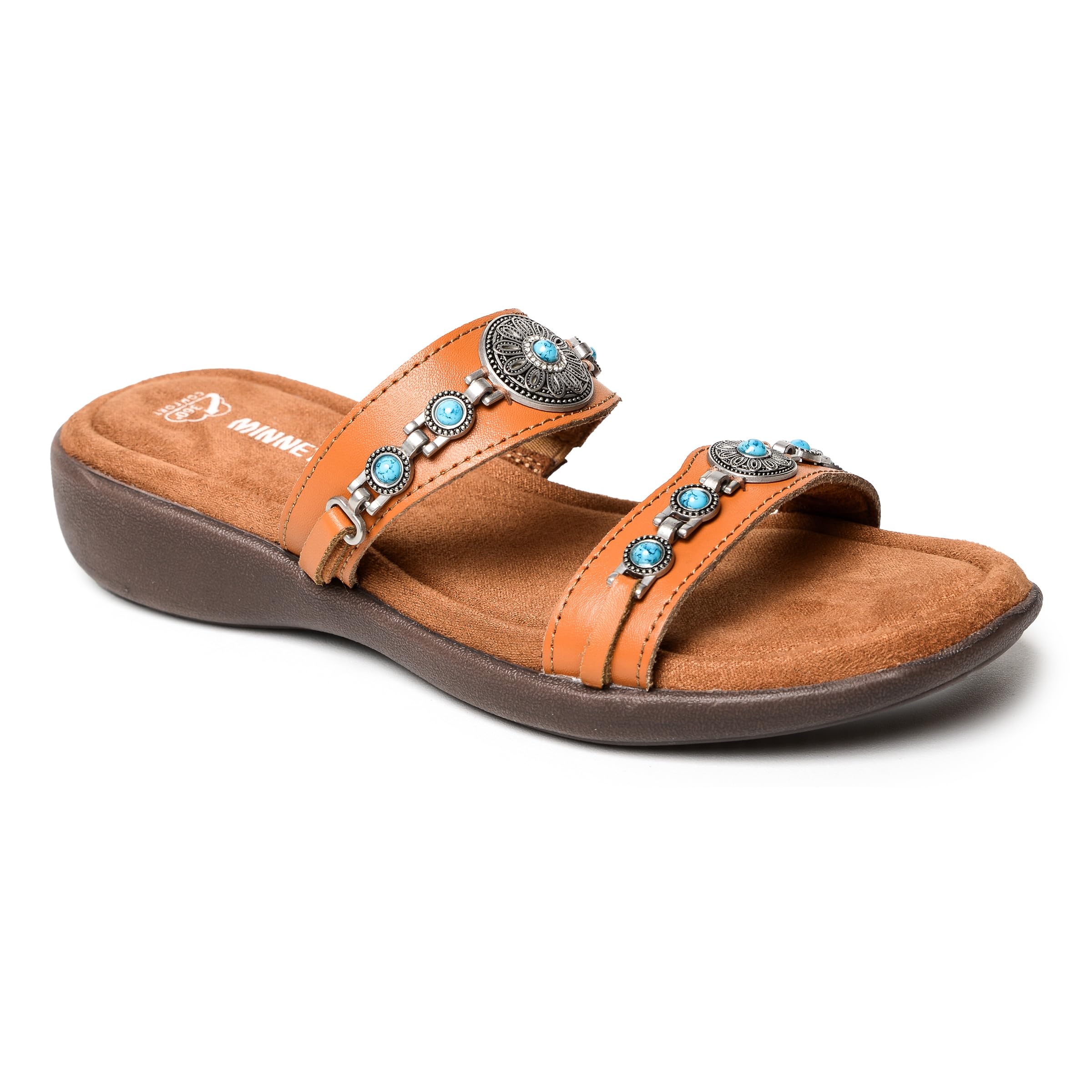Minnetonka Womens Brenn Brecca Brida Sandals