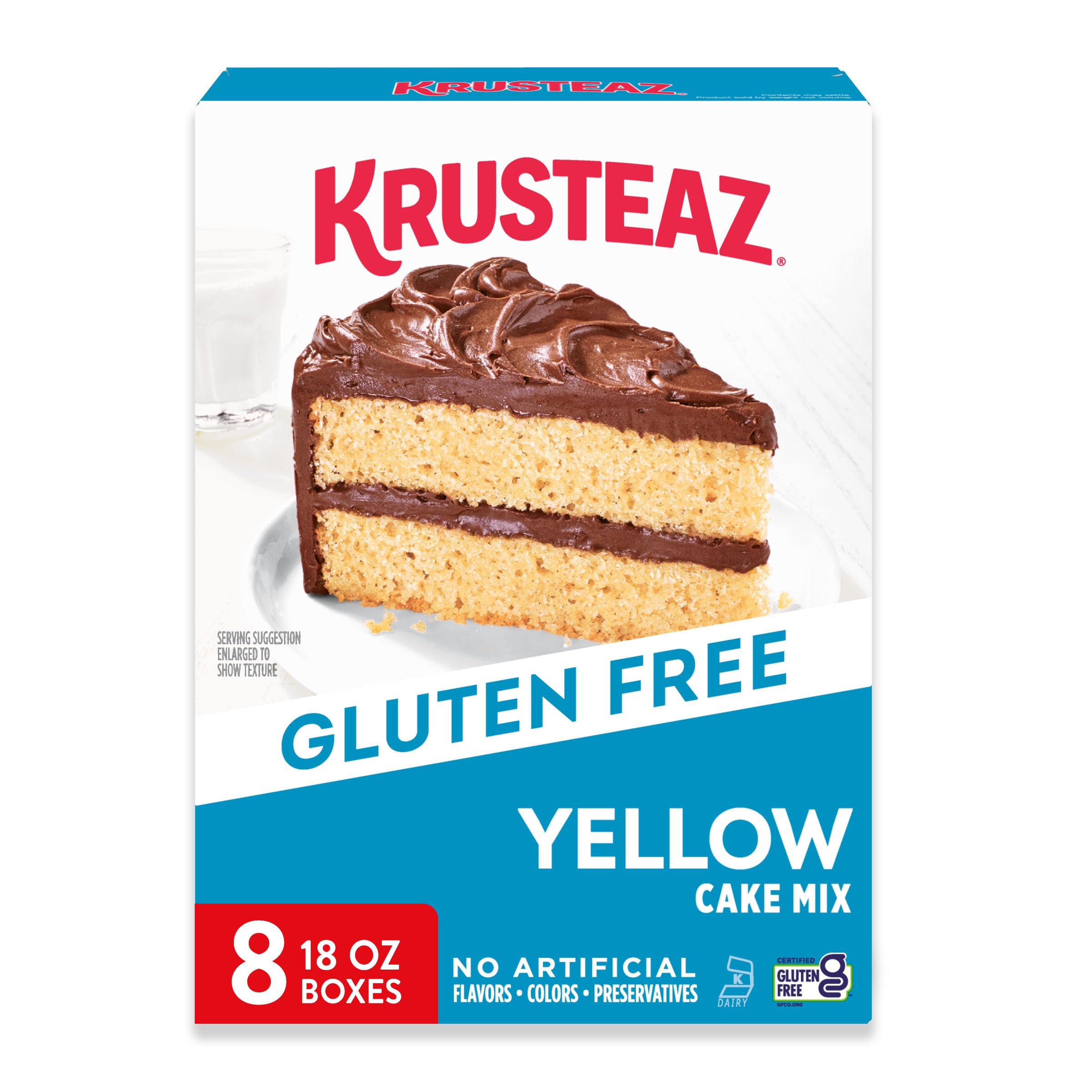 Amazon.com : Krusteaz Gluten Free Yellow Cake Mix, No Artificial