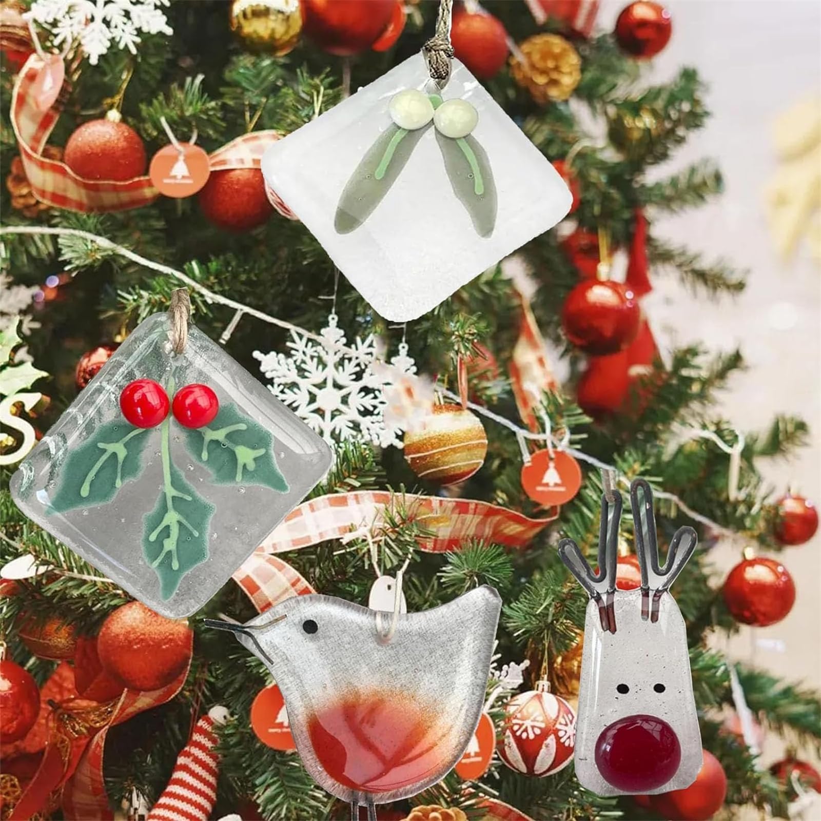lembrd Ornamenti 'Albero di Natale del Pompiere | Decorazioni per Vigili del Fuoco Ornamenti da Appendere di Natale, Figurine di Vigili del Fuoco per per specchietti retrovisori per