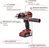 Einhell TP-CD 18 Li-i BL Kit (PXC 18V, brushless, 2x2,0 Ah + caricabatterie) foto 3