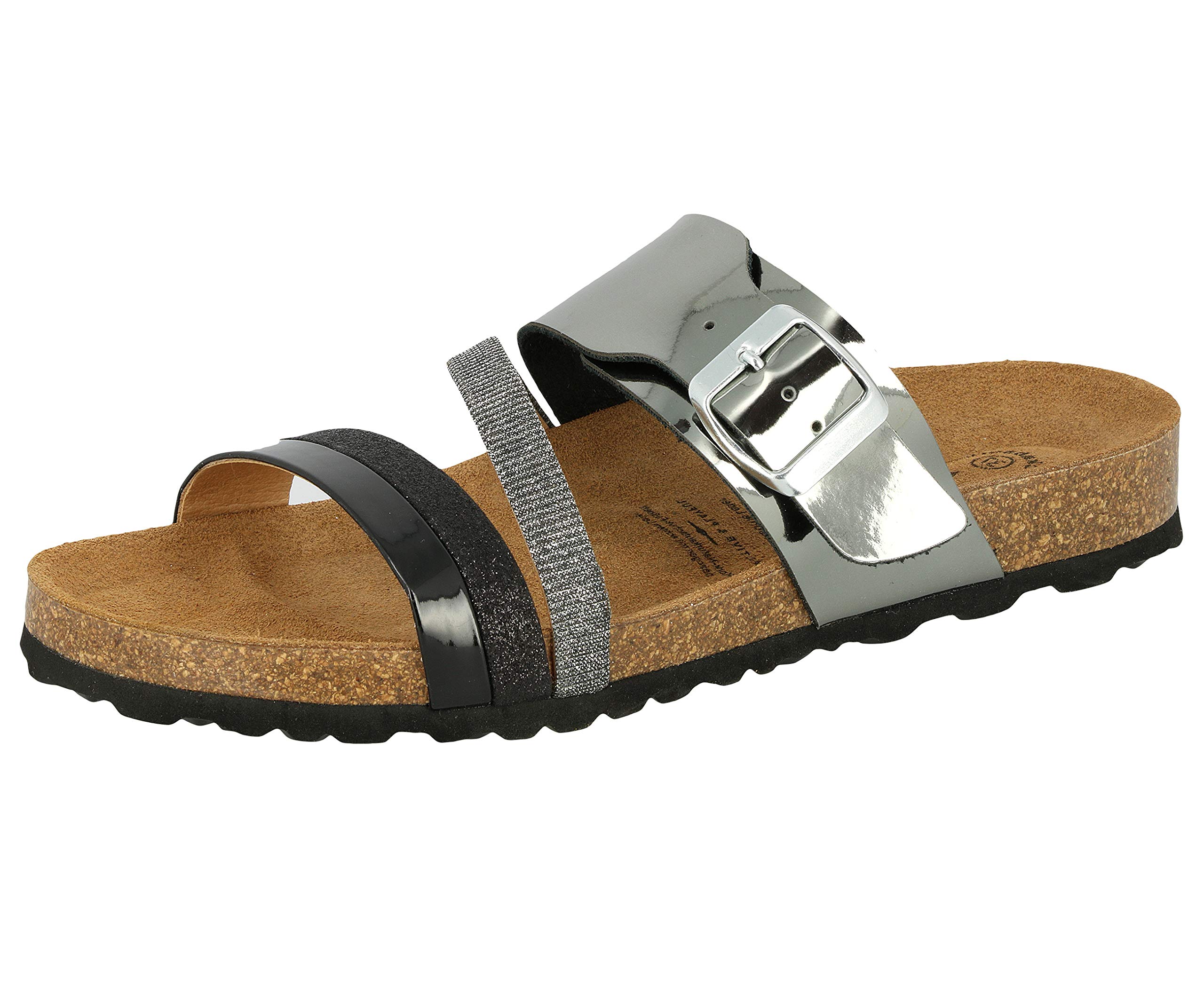 Lico Damen Bioline Fashion Pantoletten