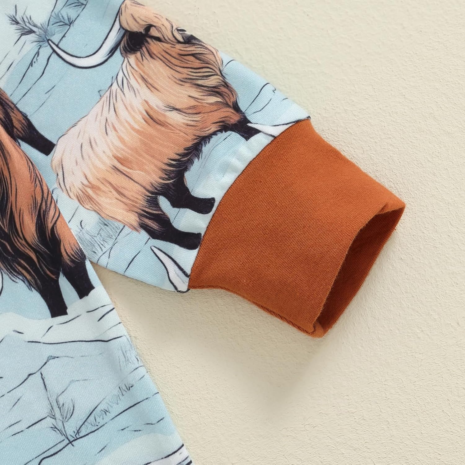 Western Baby Boy Clothes Fall Zipped Cowboy Romper Outfit Infant Cow Print One-piece Jumpsuit Overall Country Stuff - Image 5