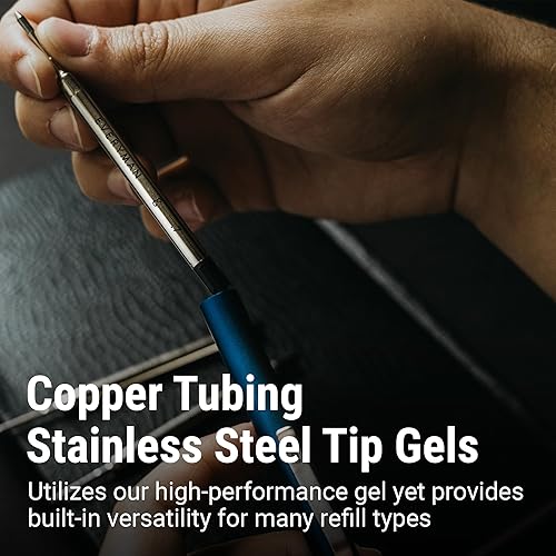 Miniatura 6 de Everyman - Bolígrafo Grafton Taipan para uso diario con tinta de gel de alta calidad, escritura con bolígrafo de metal de lujo, regalo para oficina,