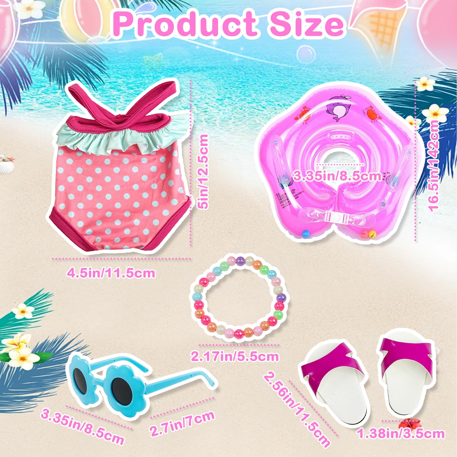 Baby Doll Clothes for 14-17 Inch / 35-43cm Baby Dolls - Image 3