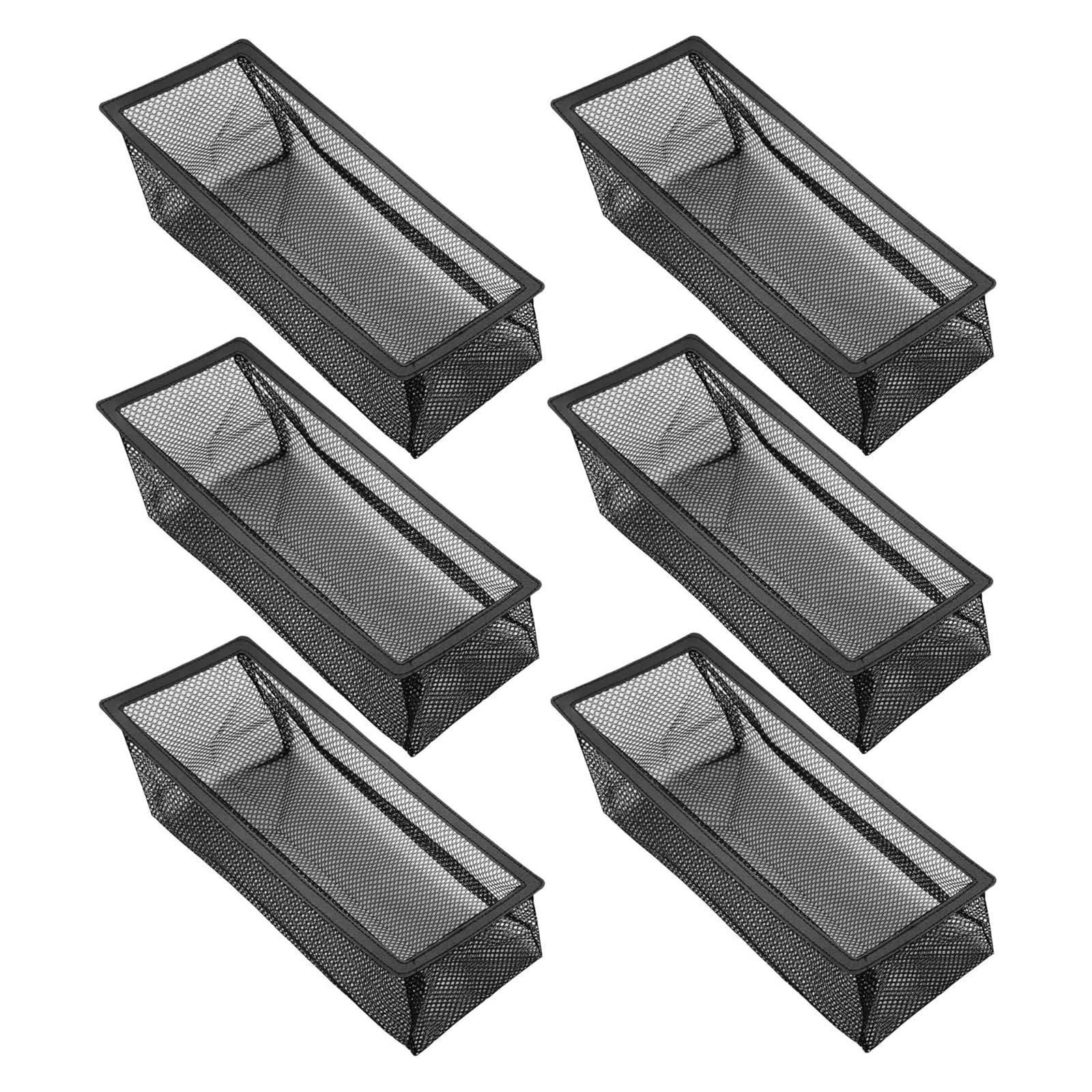 Grilles d'aération de sol en acier Lot de 6 pièces robustes de 10 x 25,4 cm