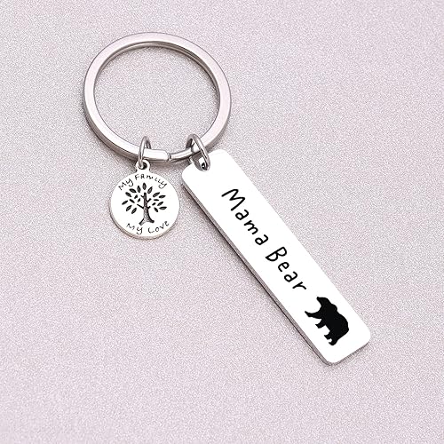 Miniatura 3 de NOTHERS RSZOTW - Llavero de mamá oso para suegra en Dios, joyería para mamá, regalo para el día de la madre